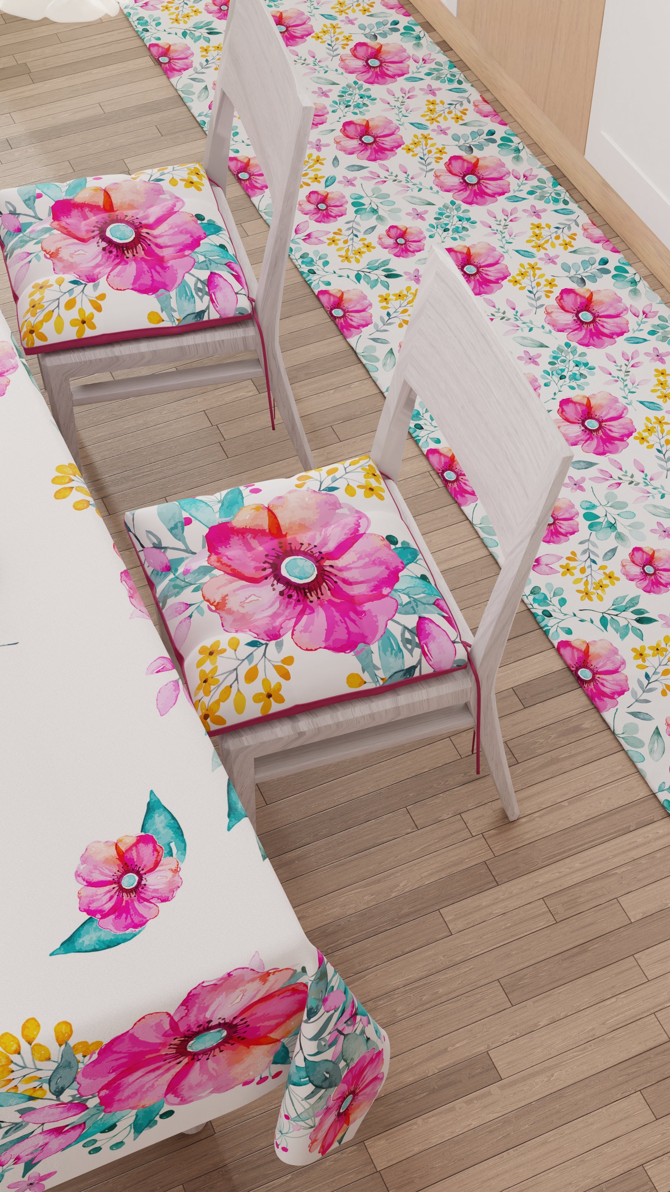 Cuscini per sedie Floral-01 Seni Artigiani | PETTI HOME