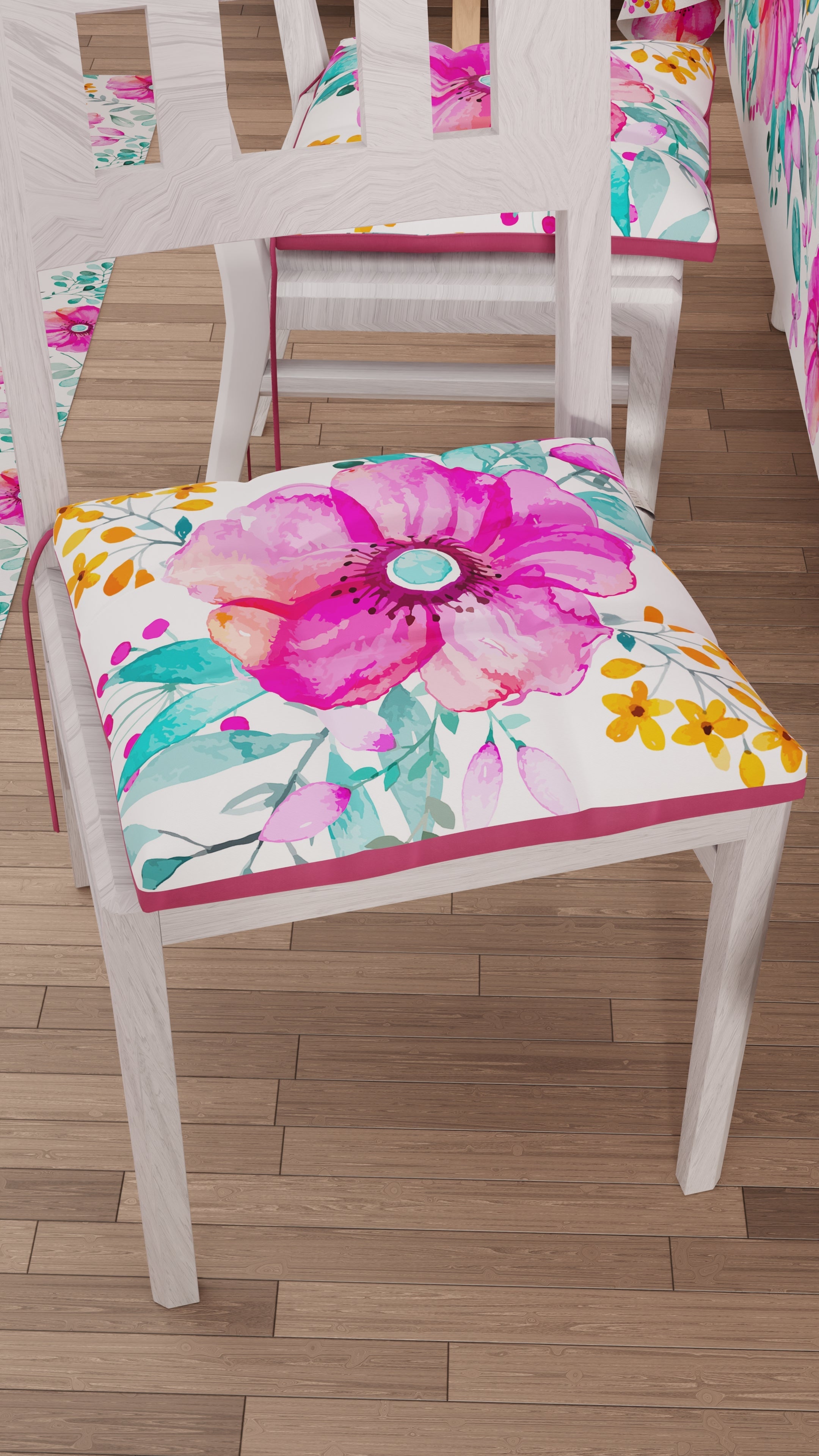 Cuscini per sedie Floral-01 Seni Artigiani | PETTI HOME
