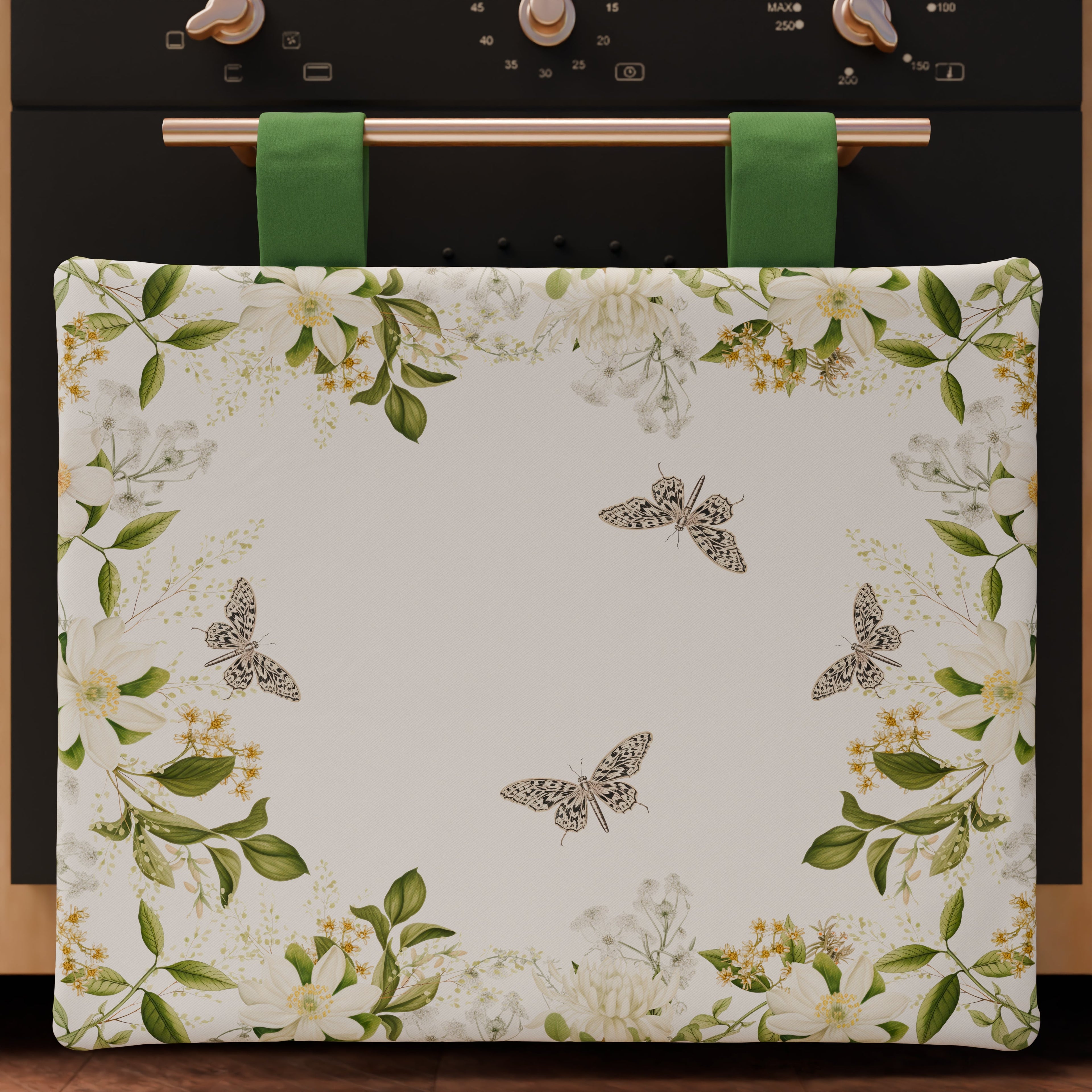 Copriforno per Cucina in Stampa Digitale Floral 1pz 45x55cm