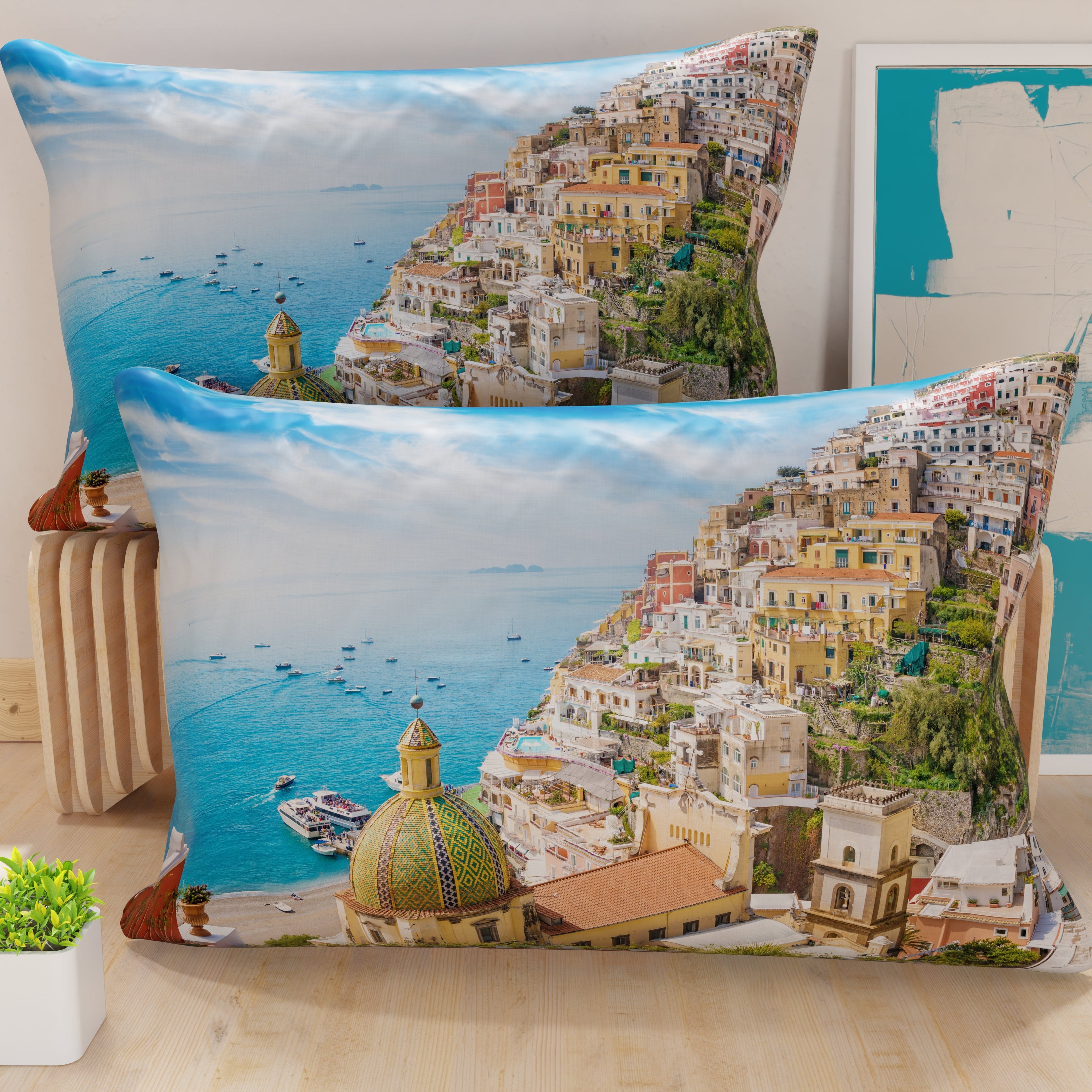 Federe, Federe Cuscini in Stampa Digitale, Positano