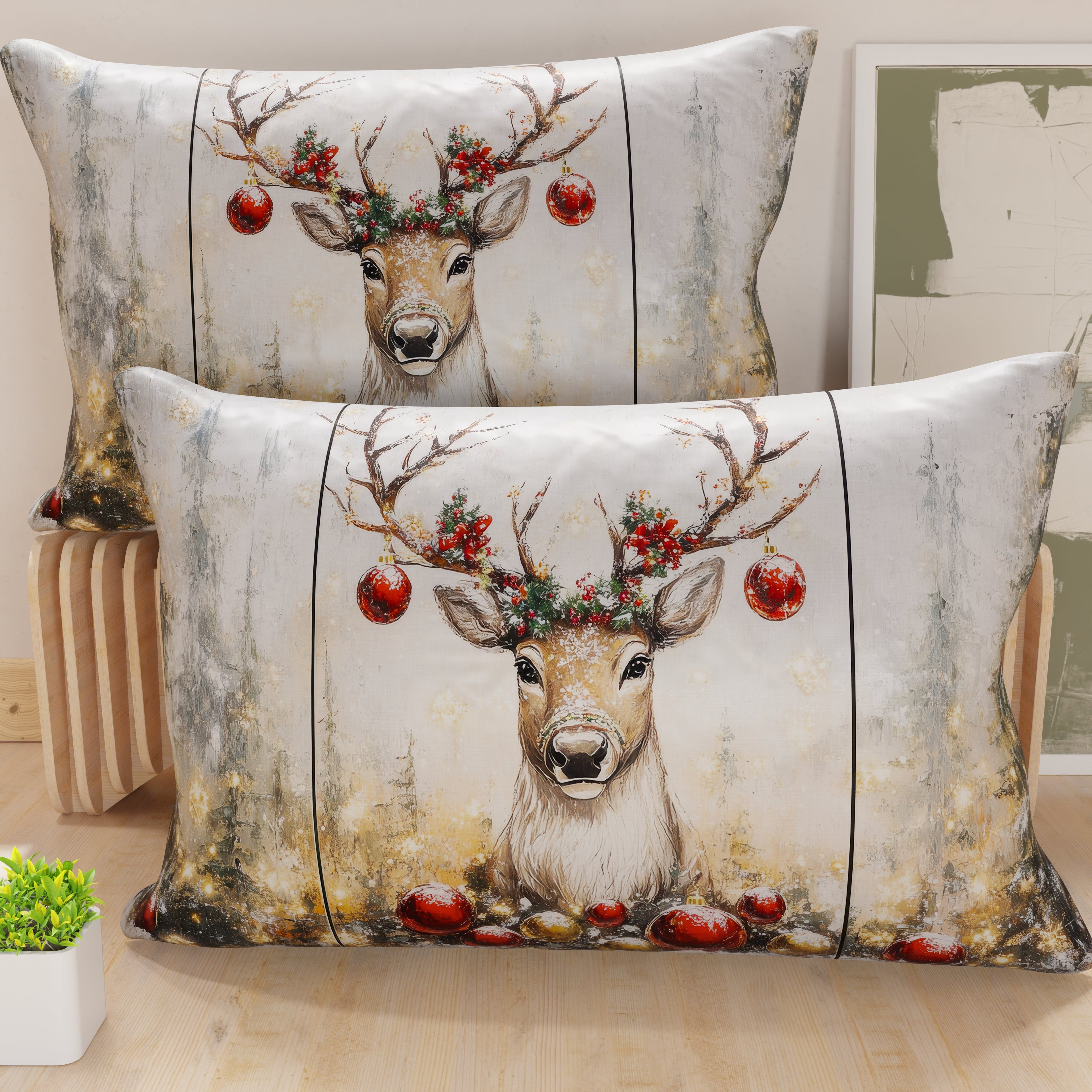 Federe Cuscini in Stampa Digitale, Renna