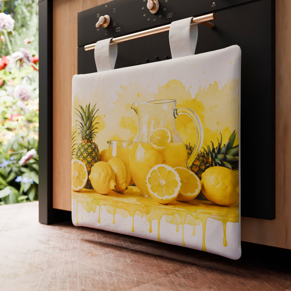 Copriforno per Cucina in Stampa Digitale Fruit - Limone e Ananas