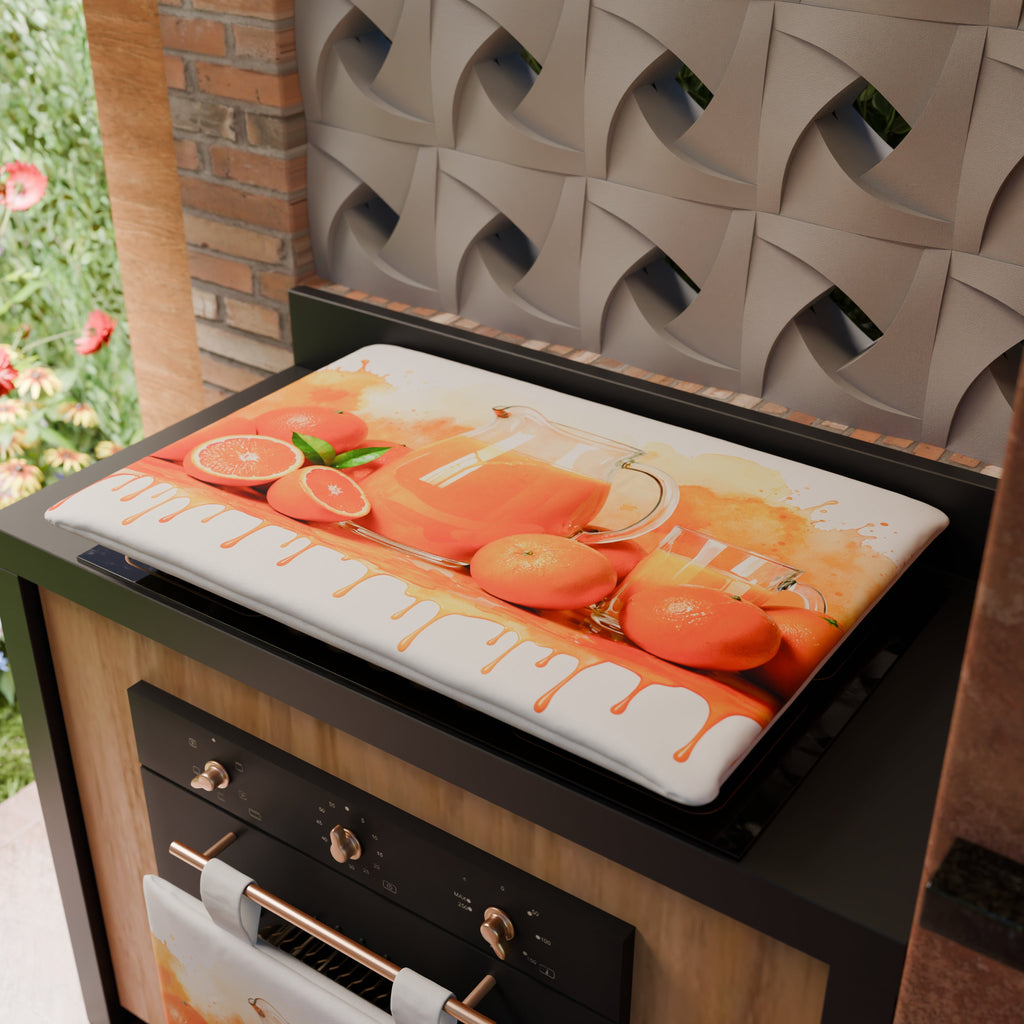 Coprifornello Coprifuochi Cucina in Stampa Digitale Fruit - Arancia