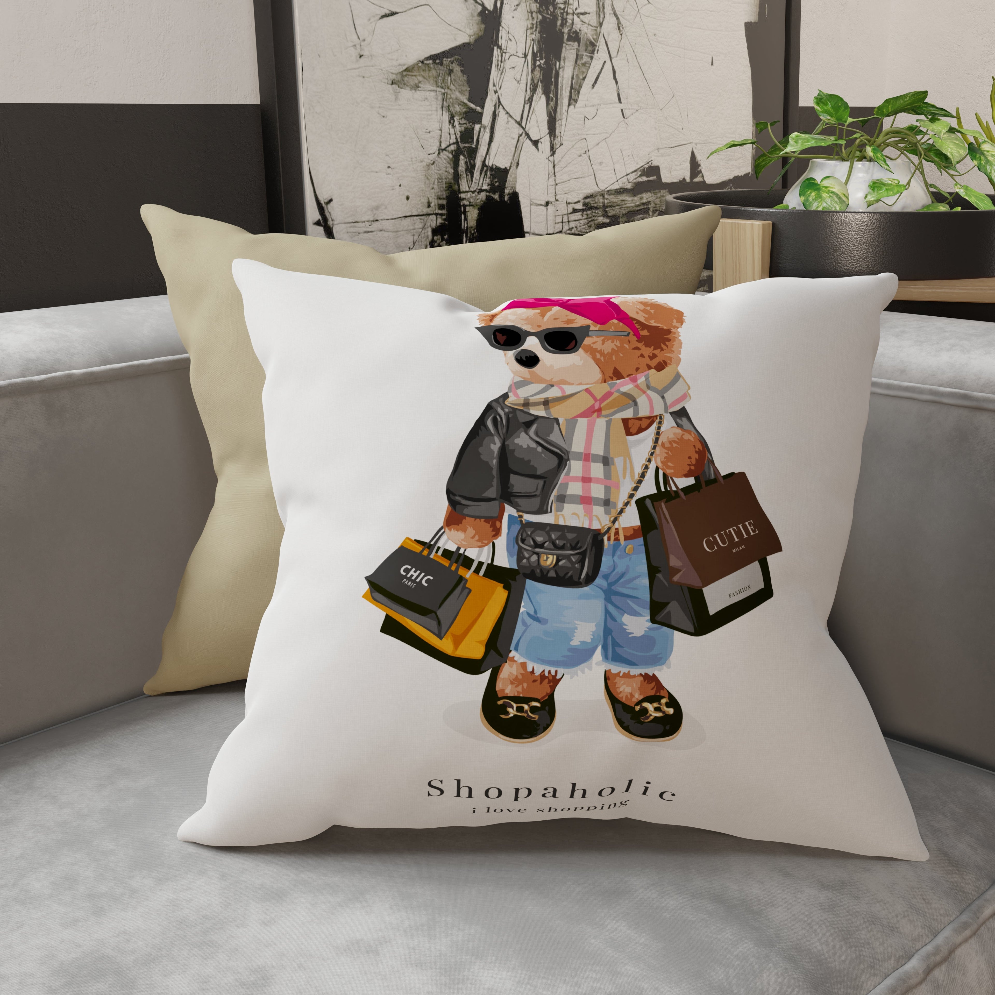 Cuscini, Copricuscini Divano, Cuscini Arredo in Stampa Digitale Teddy Love Shopping