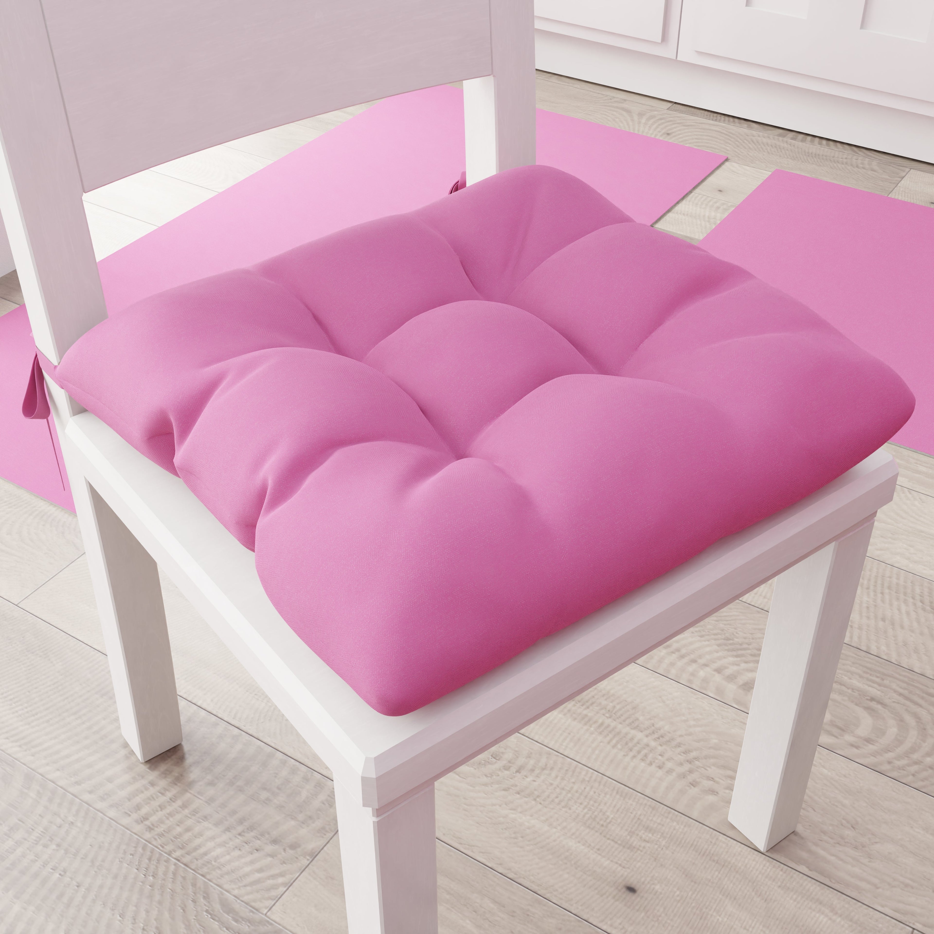 Cuscini per Sedie Cucina, Cuscini Coprisedie 6 Pezzi Fucsia