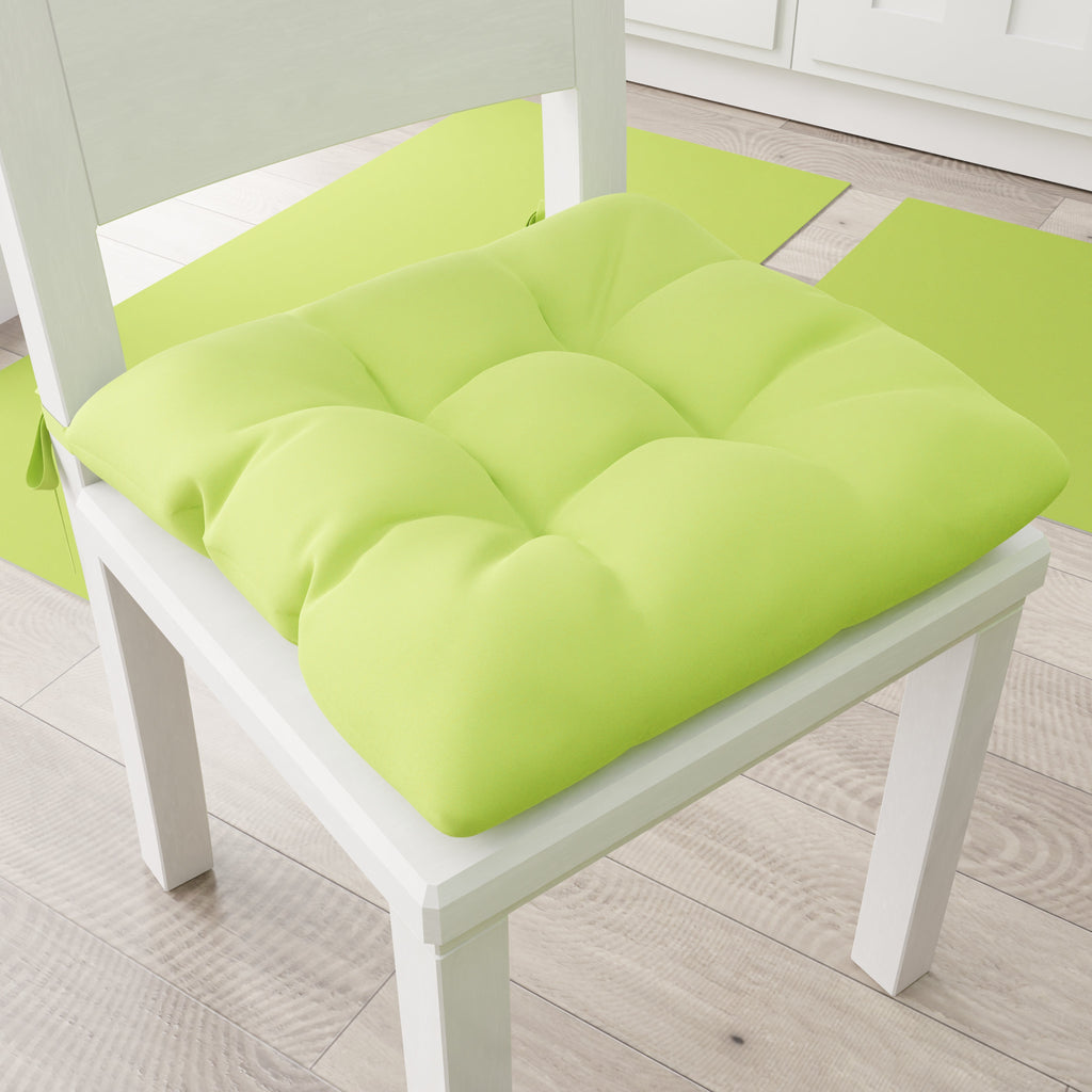 Cuscini per Sedie Cucina, Cuscini Coprisedie 6 Pezzi Verde Chiaro