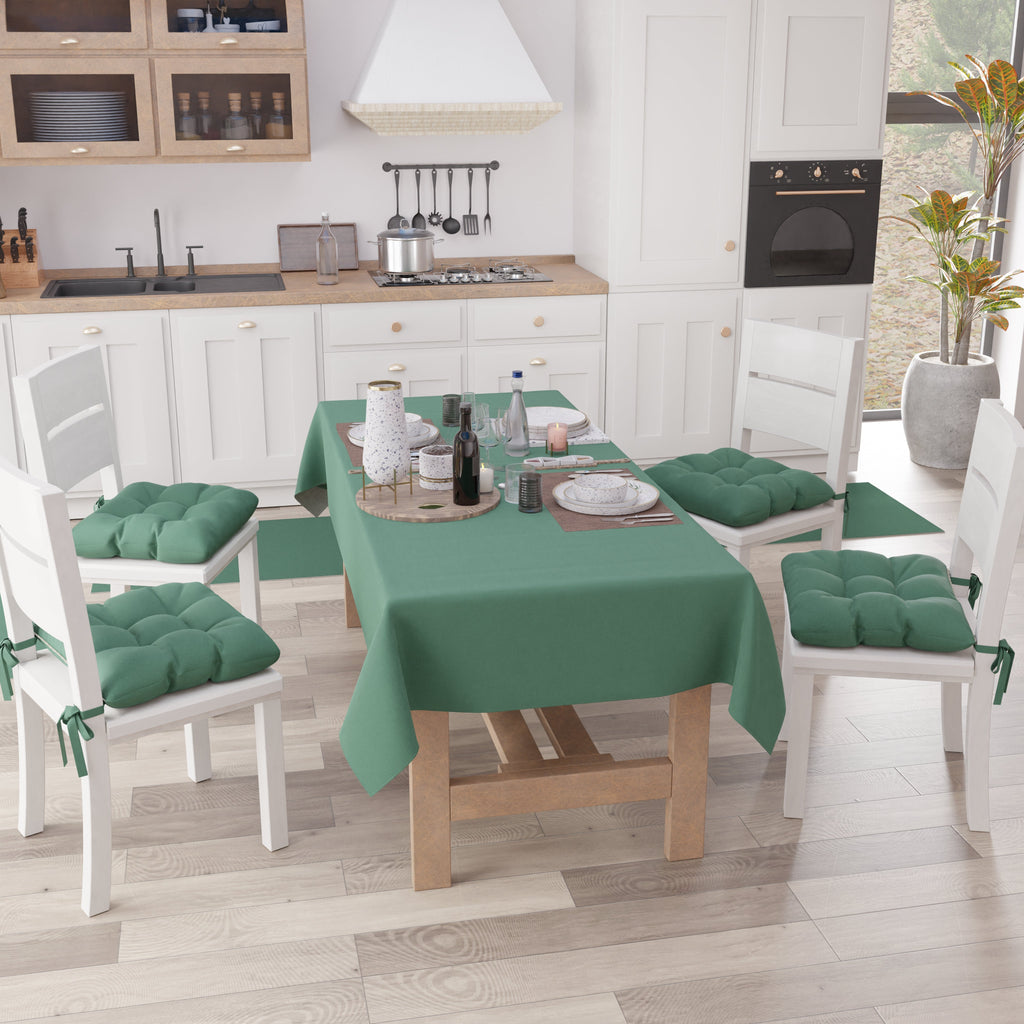 Cuscini per Sedie Cucina, Cuscini Coprisedie 6 Pezzi Verde Smeraldo