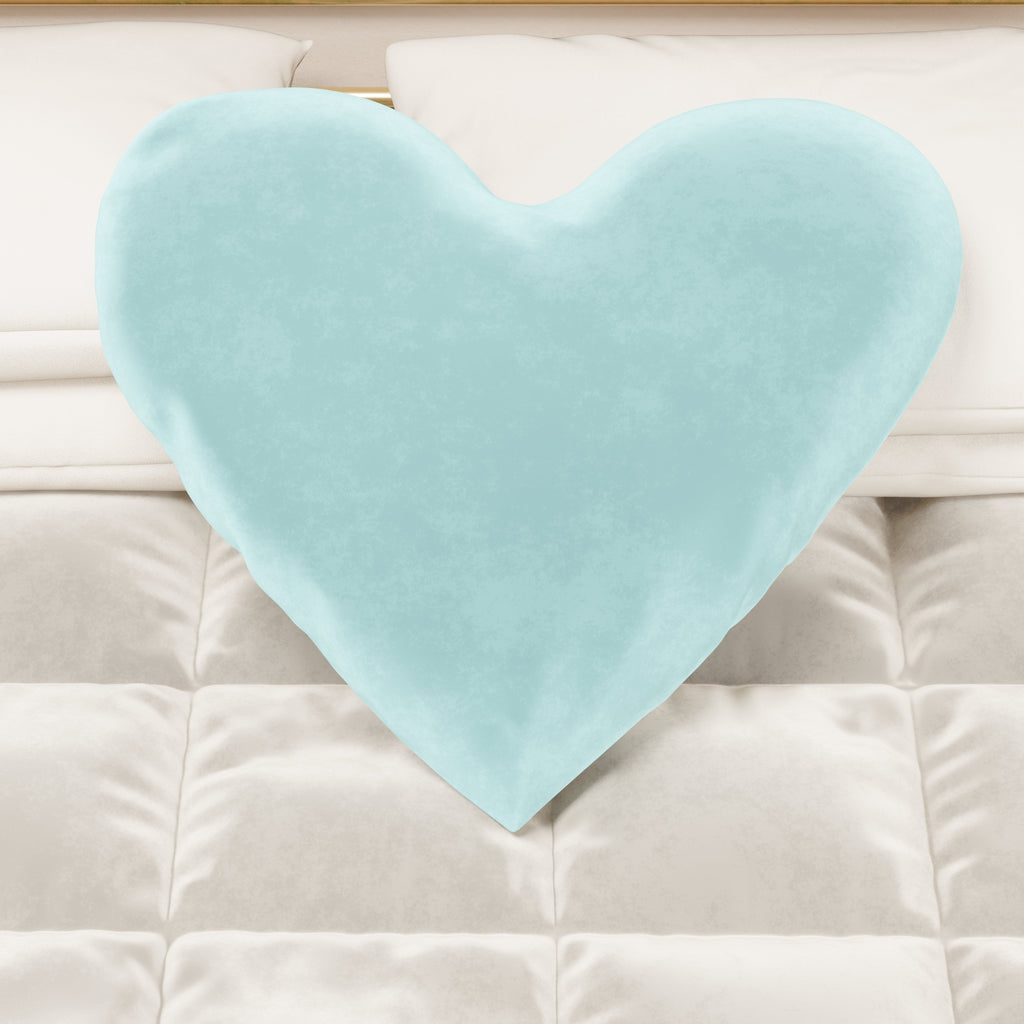 Cuscino Arredo Cuore Celeste