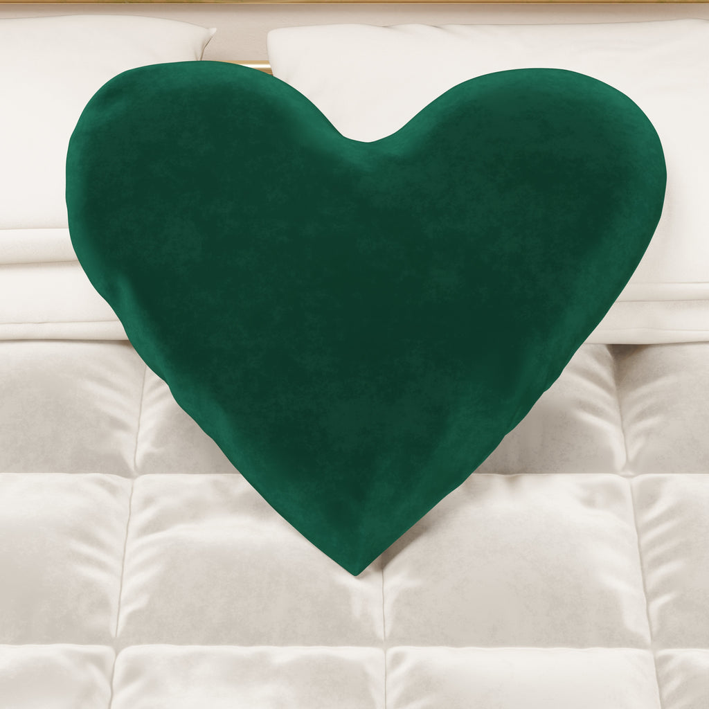 Cuscino Arredo Cuore Smeraldo