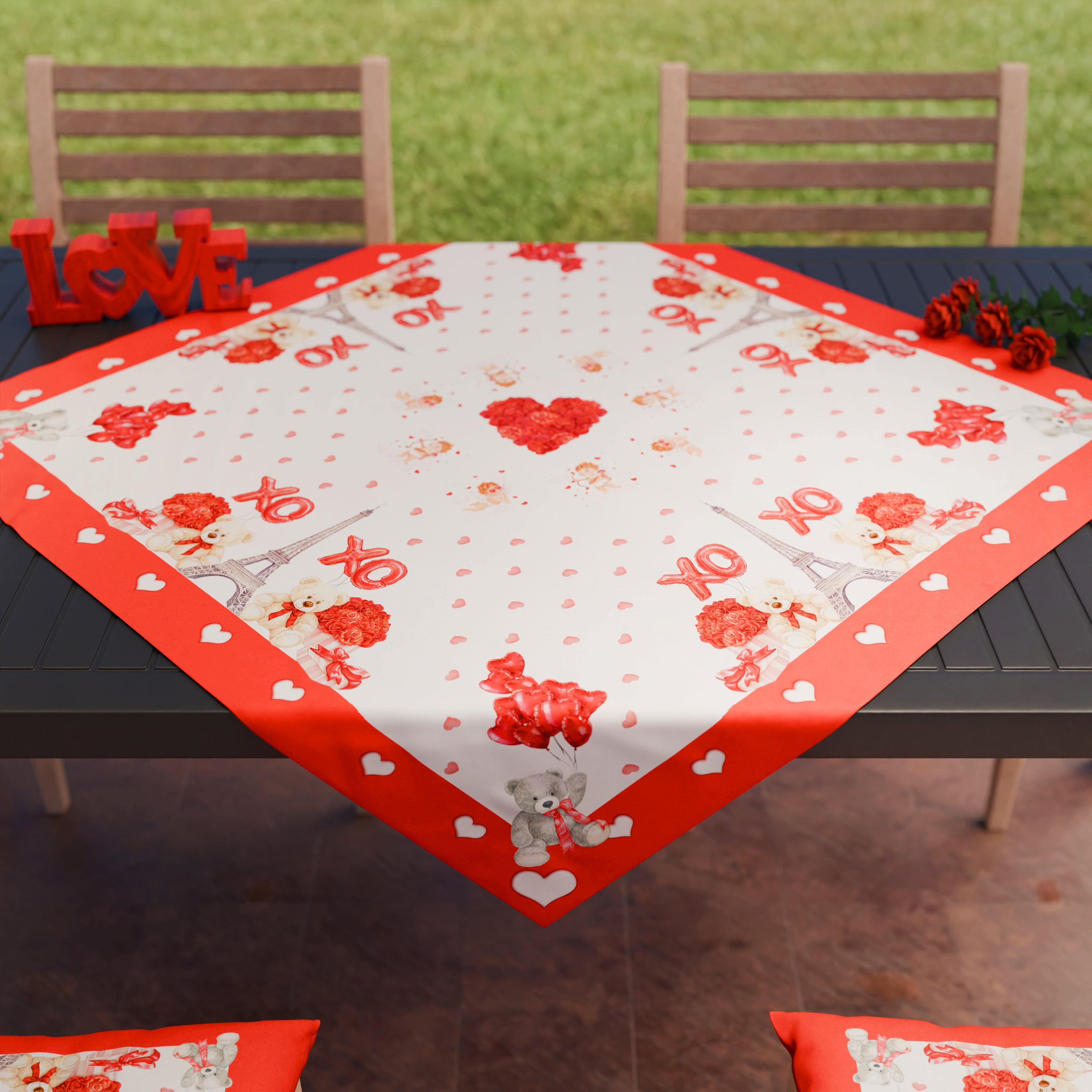 Centrotavola di San Valentino per Cucina in Stampa Digitale Amour