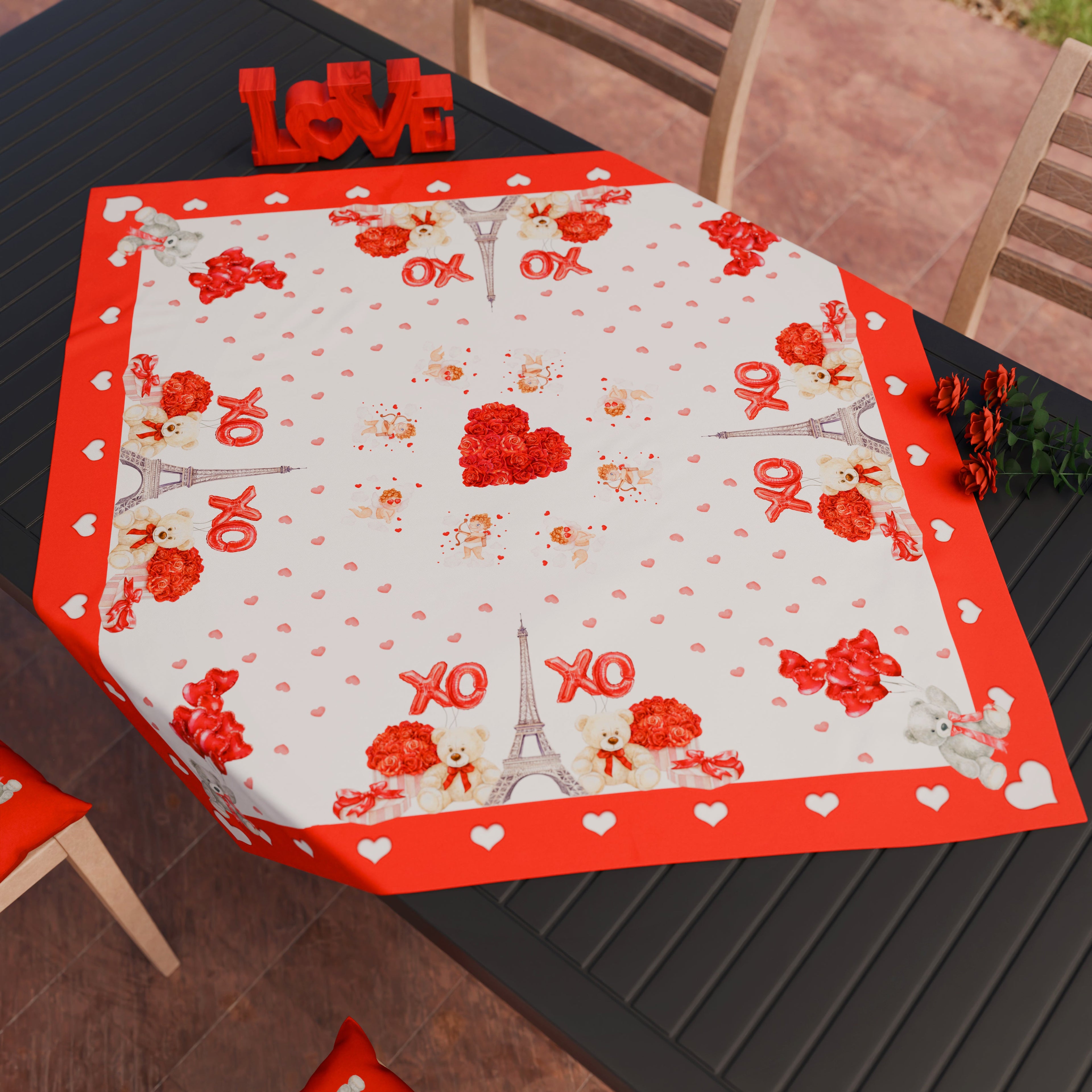 Centrotavola di San Valentino per Cucina in Stampa Digitale Amour