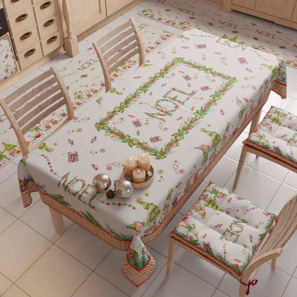 Tappeto Cucina Natalizio Antiscivolo Passatoia Natalizia Cucina lavabile Noel