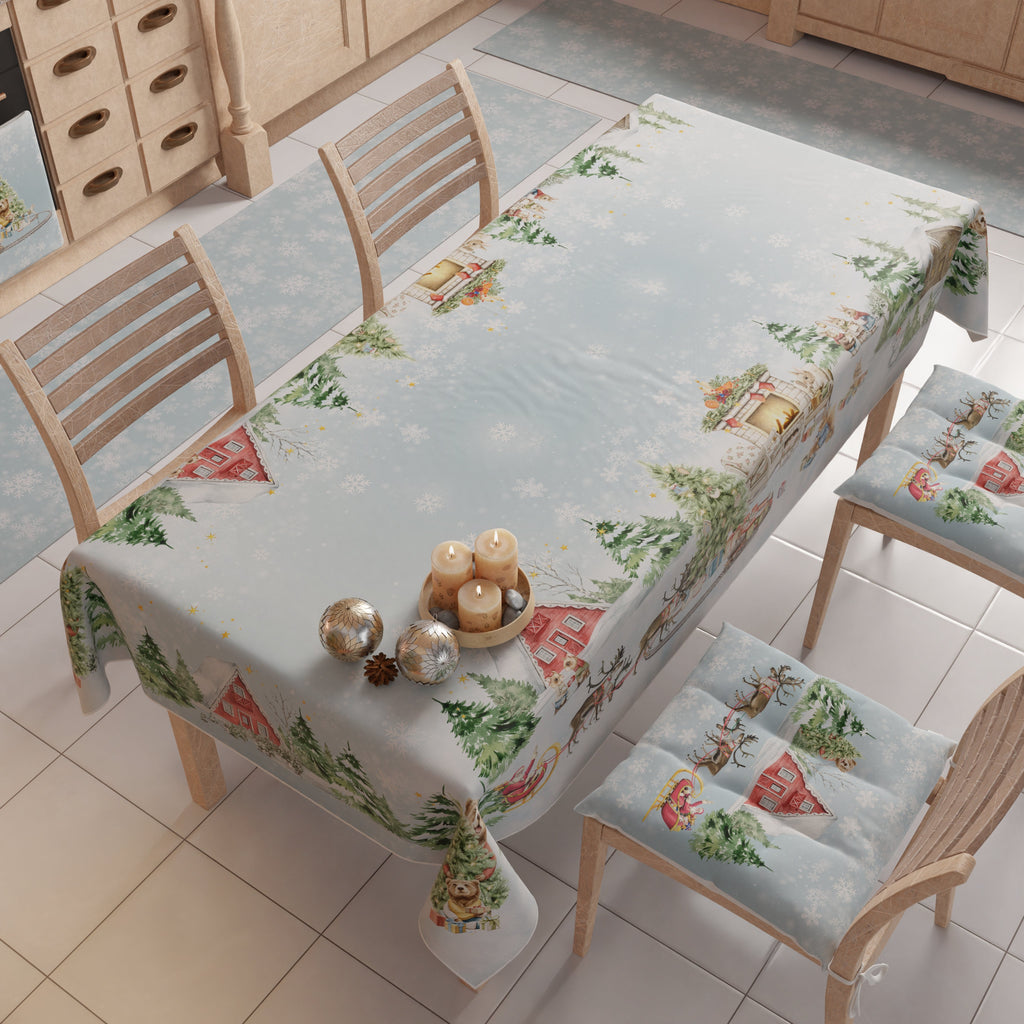 Tappeto Cucina Natalizio Antiscivolo Passatoia Natalizia Cucina lavabile Snow