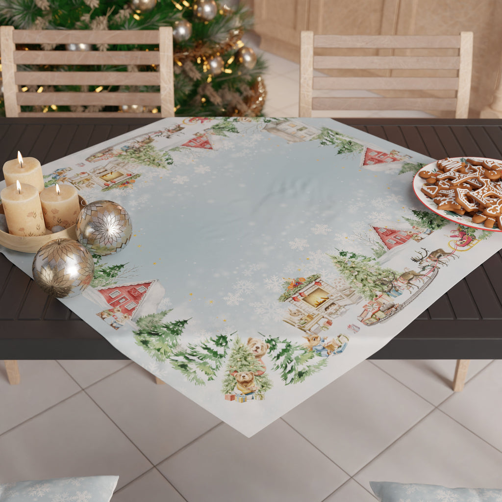 Centrotavola Natalizio per Cucina in Stampa Digitale Snow
