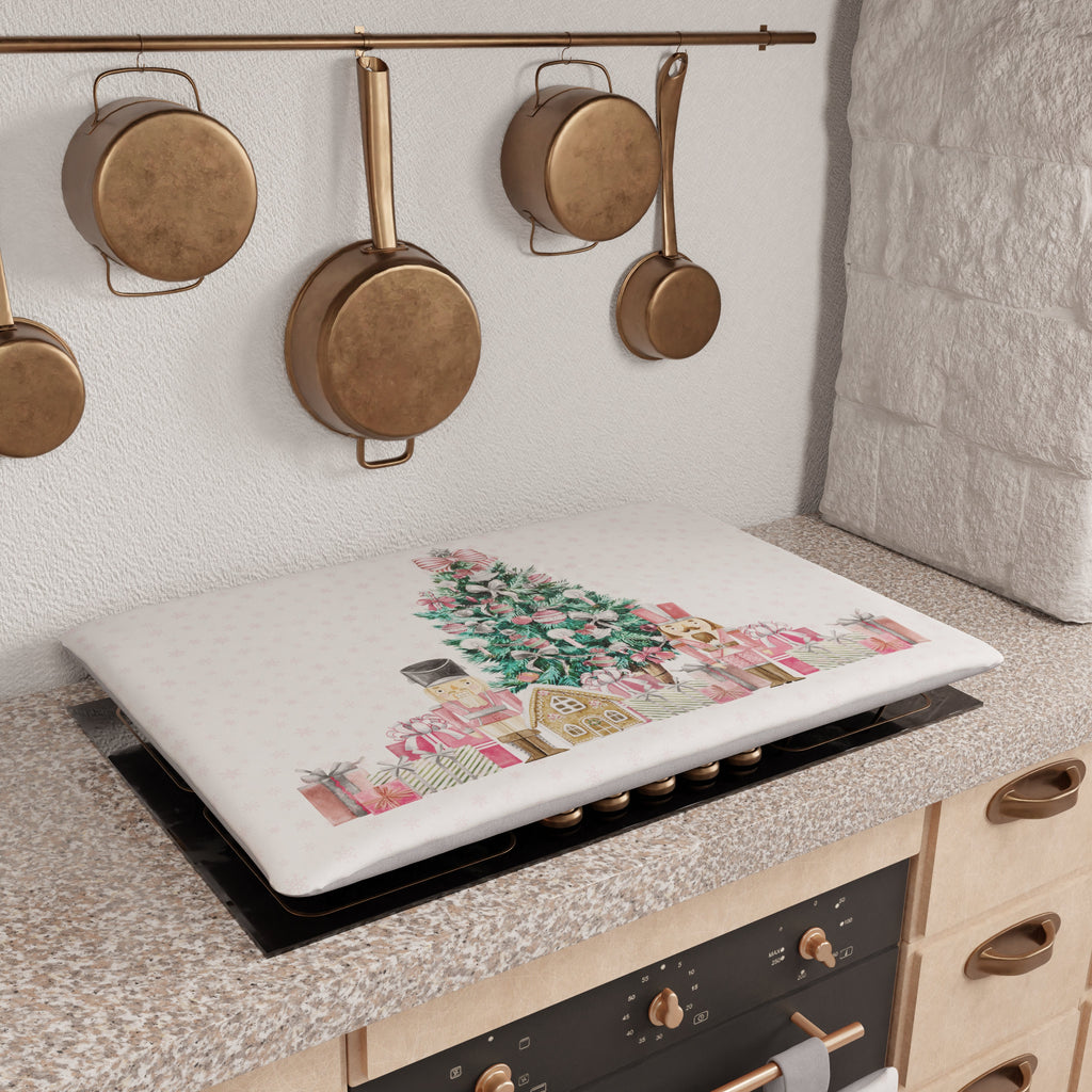 Coprifornello Natalizio Coprifuochi Cucina in Stampa Digitale Soldatini Rosa