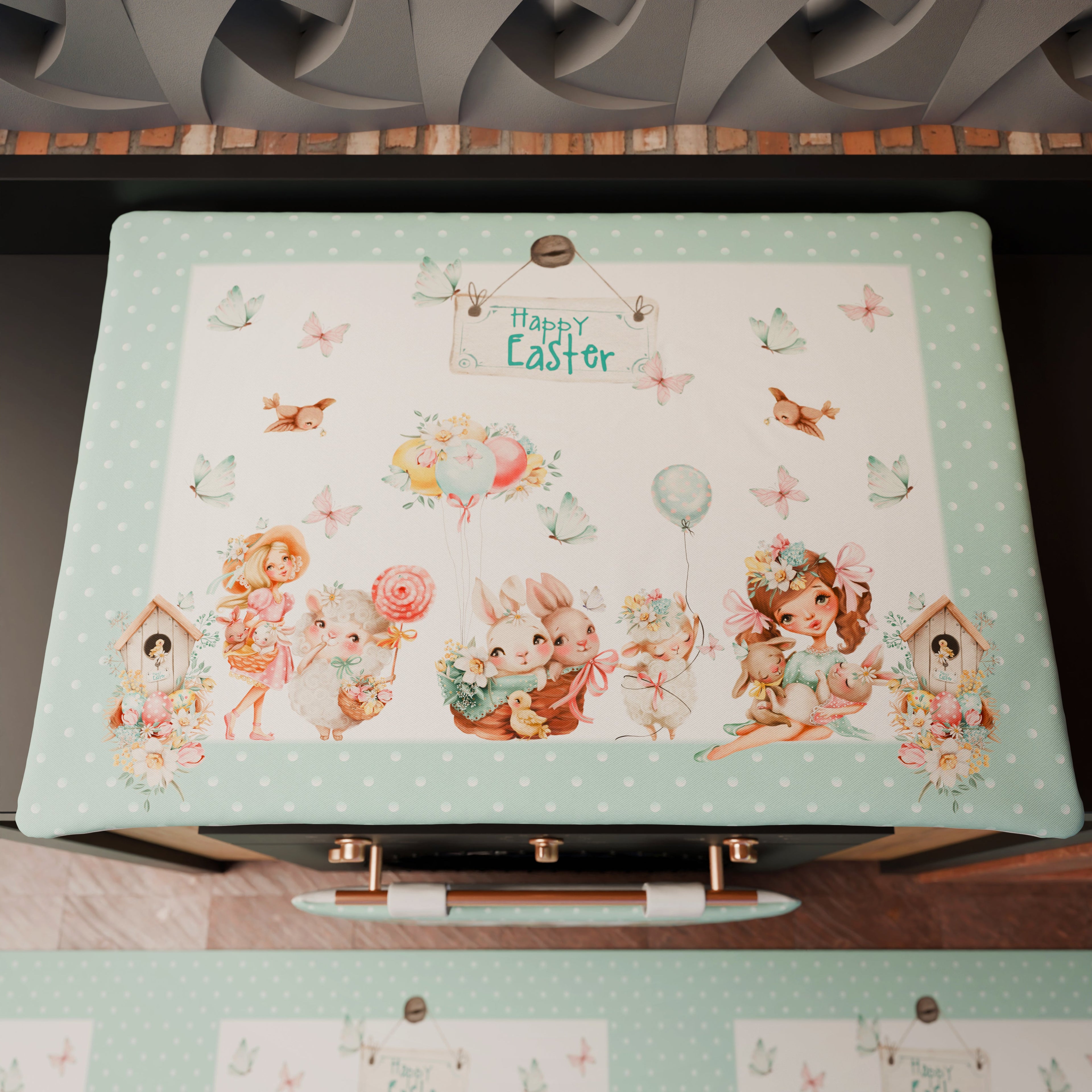 Coprifornello Pasqua Coprifuochi Cucina in Stampa Digitale Dolly