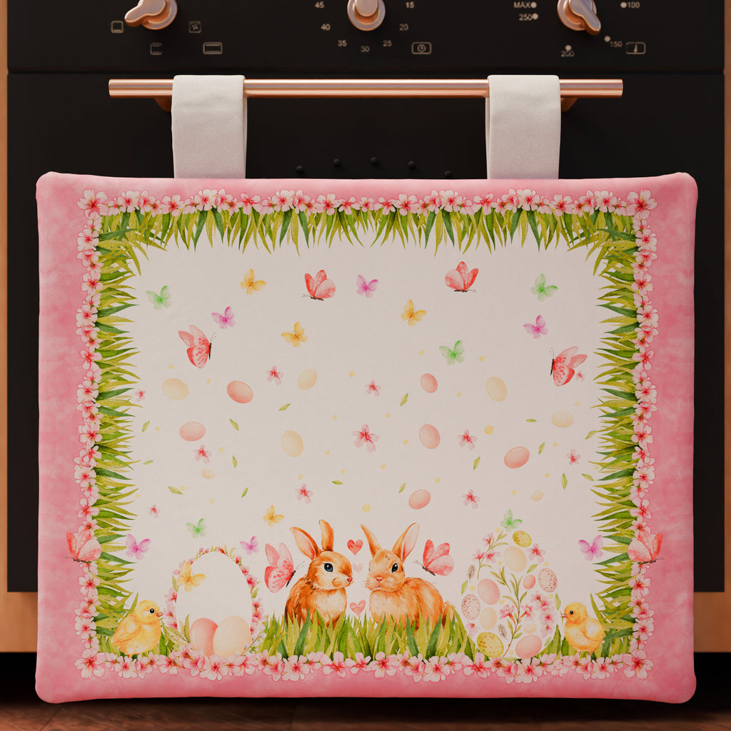 Copriforno Pasqua per Cucina in Stampa Digitale Flora