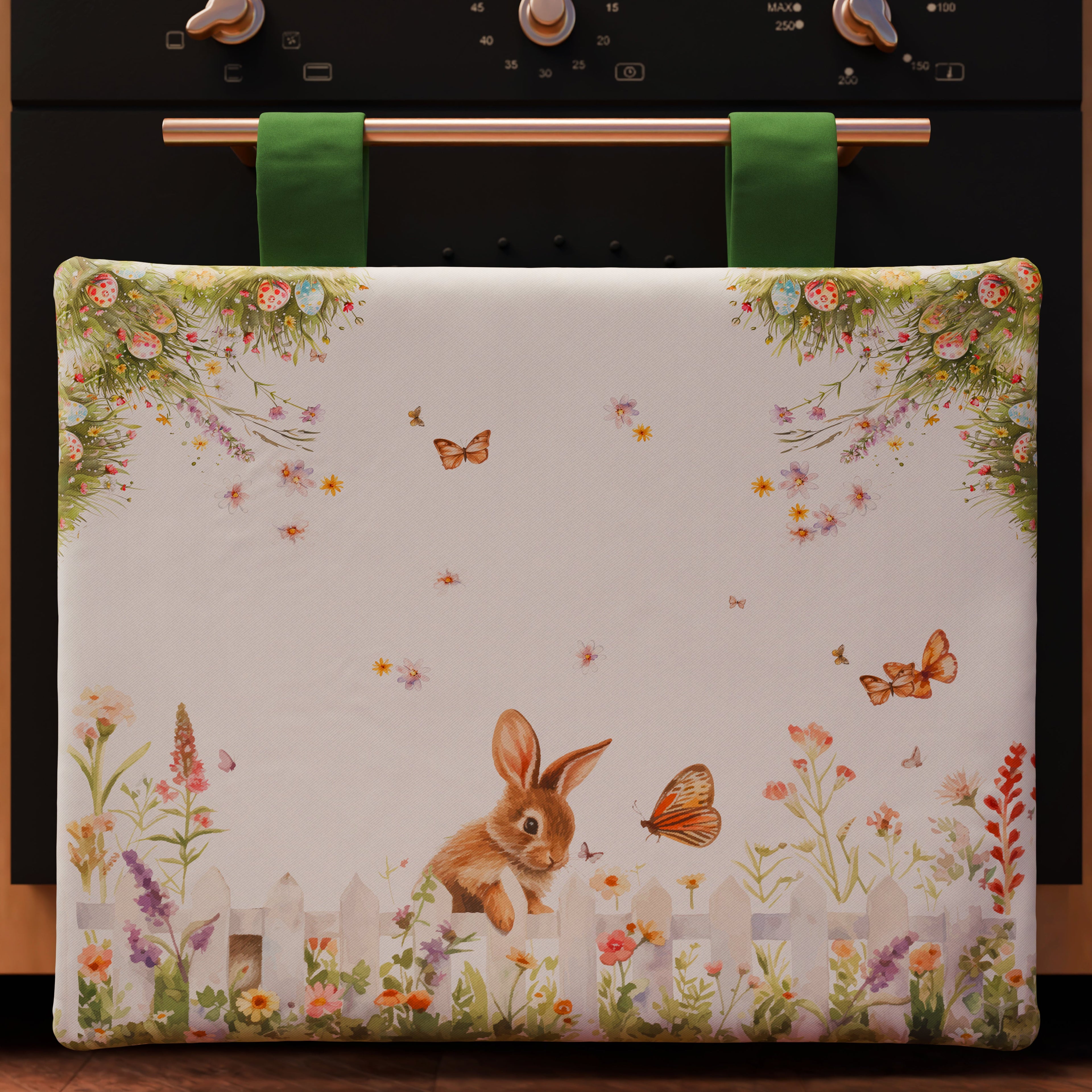 Copriforno Pasqua per Cucina in Stampa Digitale Garden
