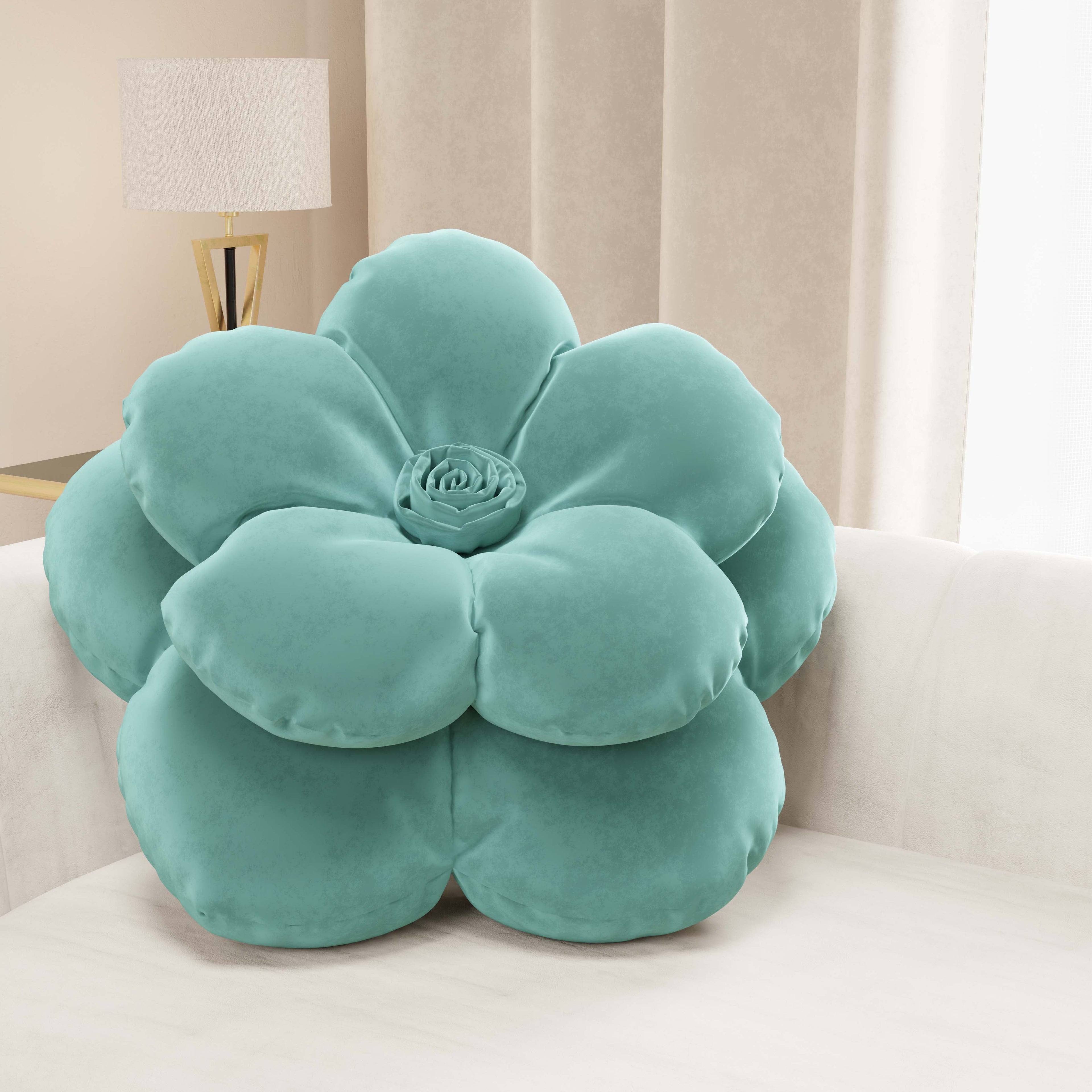 Cuscino Arredo Fiore Tiffany