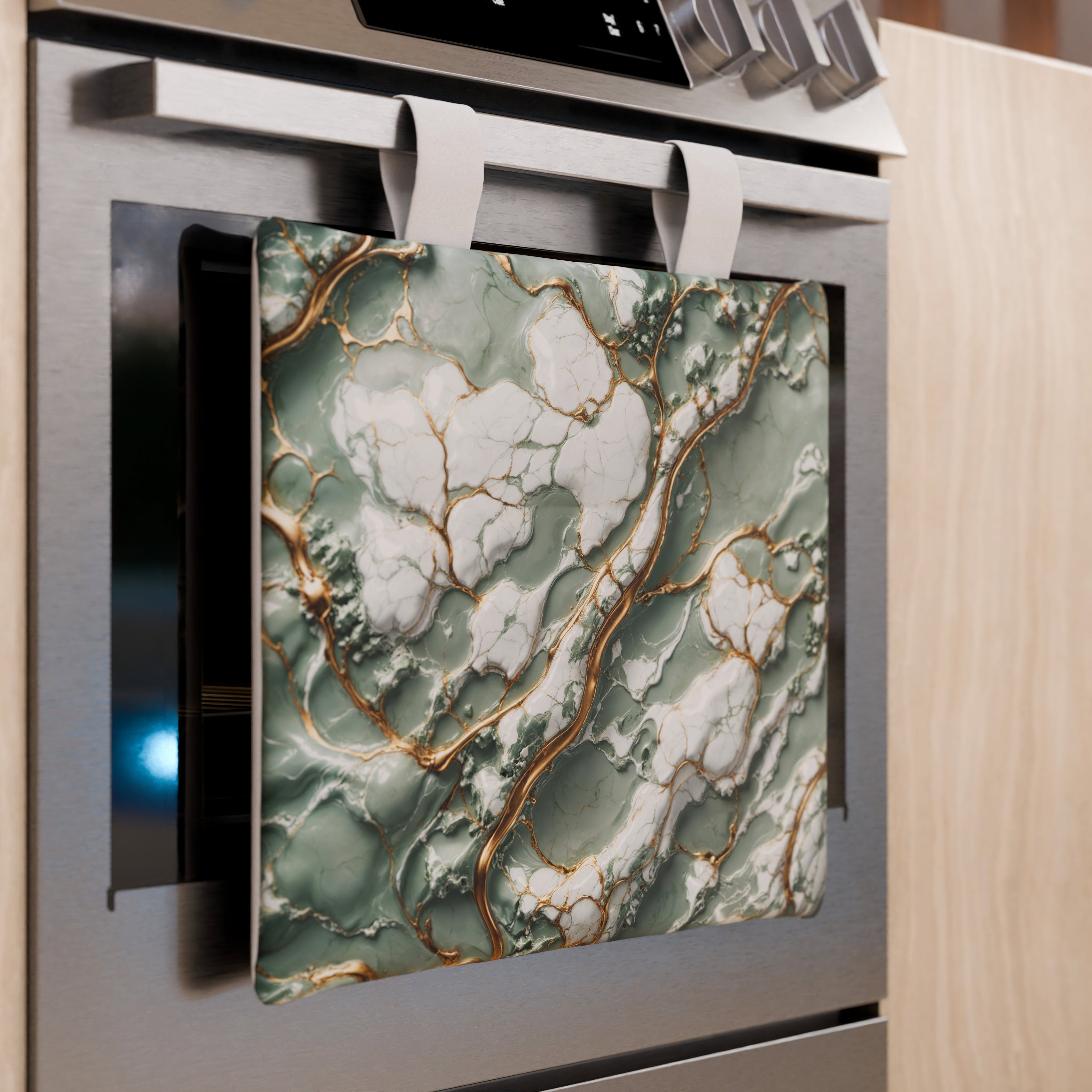Copriforno Elegante Moderno Effetto Marmo Salvor