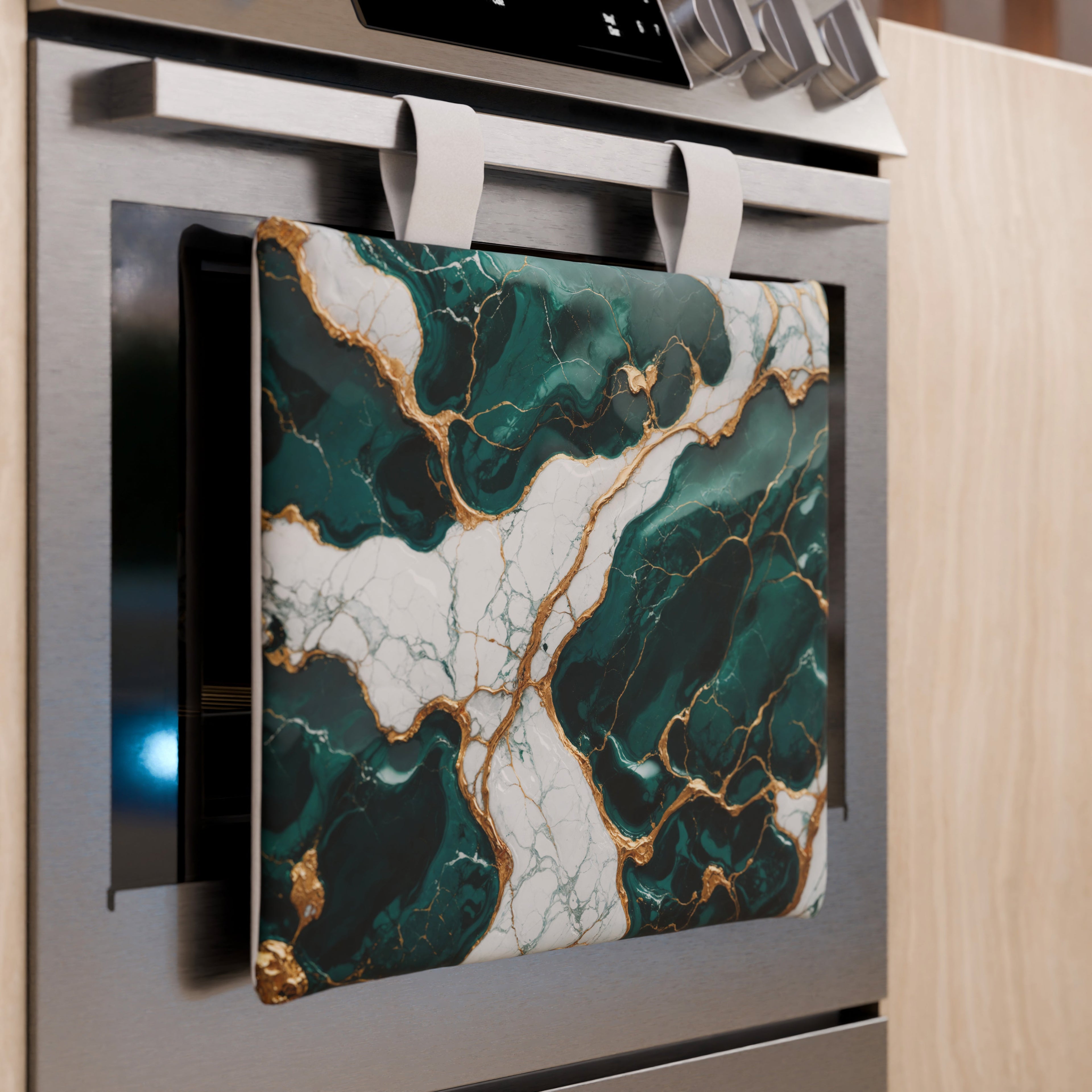 Copriforno Elegante Moderno Effetto Marmo Tealgem