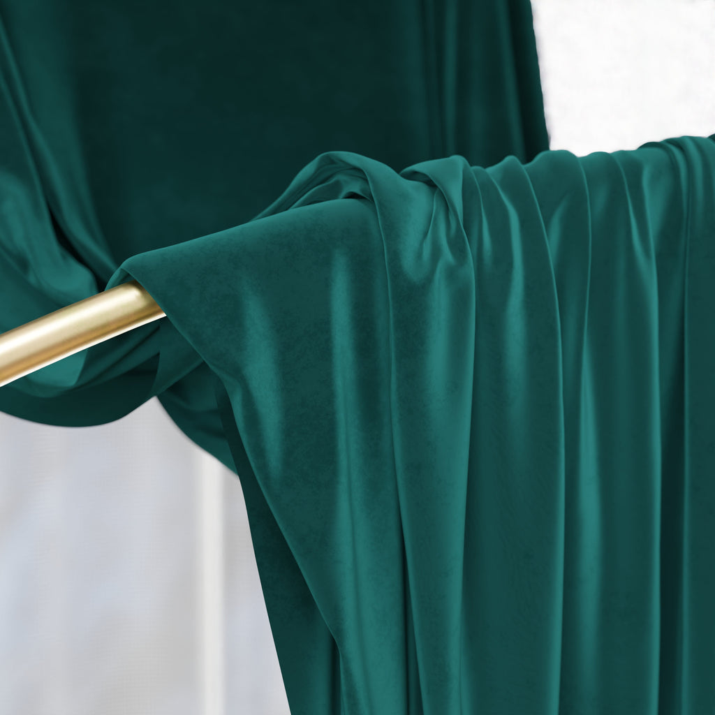 Tenda a Pannello in Velluto per Interni con Anelli, 140x280 cm, Ottanio