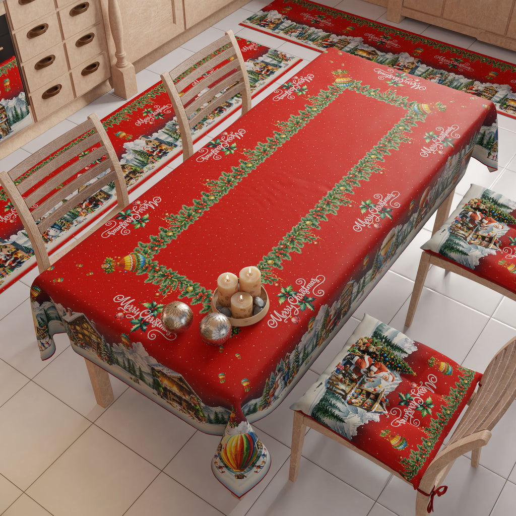 Tovaglia antimacchia 140×220 cm stampa foglie - Bella Vita Store Tovaglia antimacchia 140×220 cm stampa foglie - Bella Vita Store