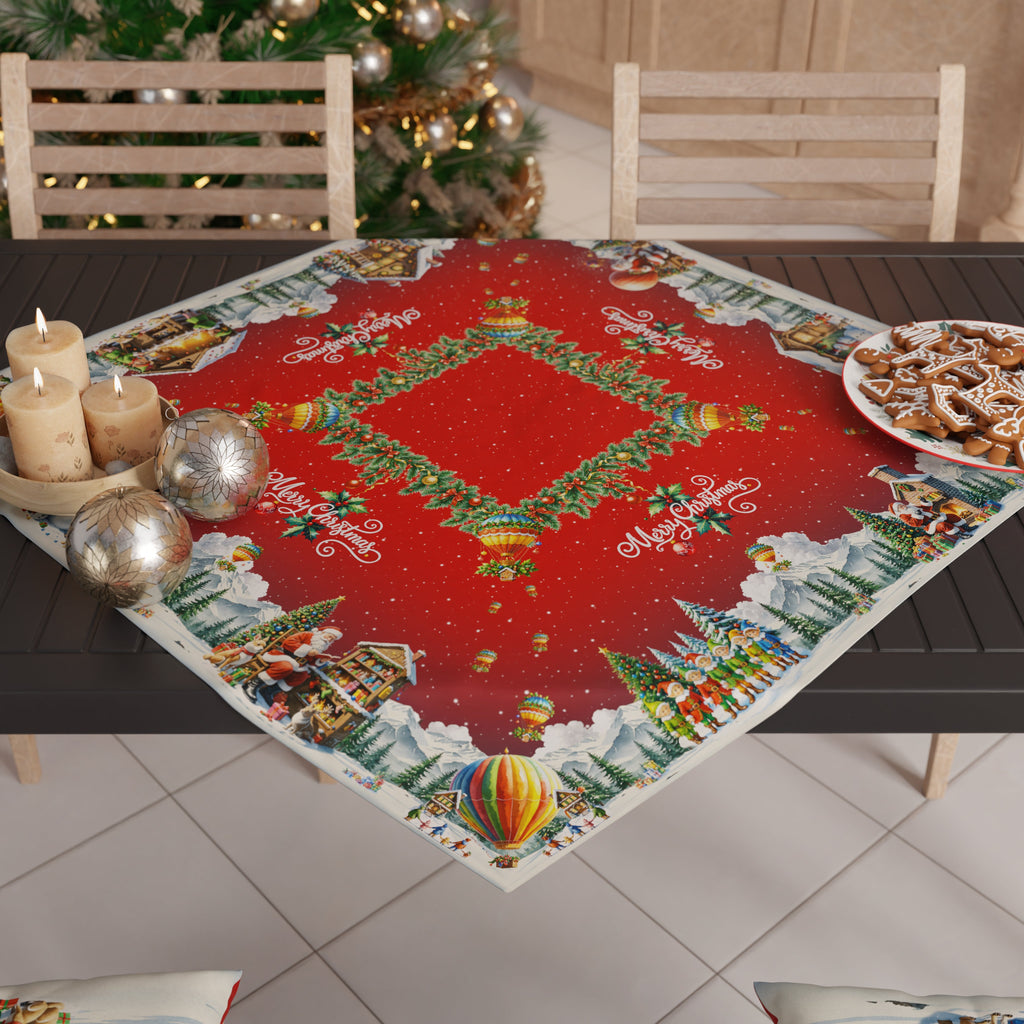 Centrotavola Natalizio per Cucina in Stampa Digitale Santa Village