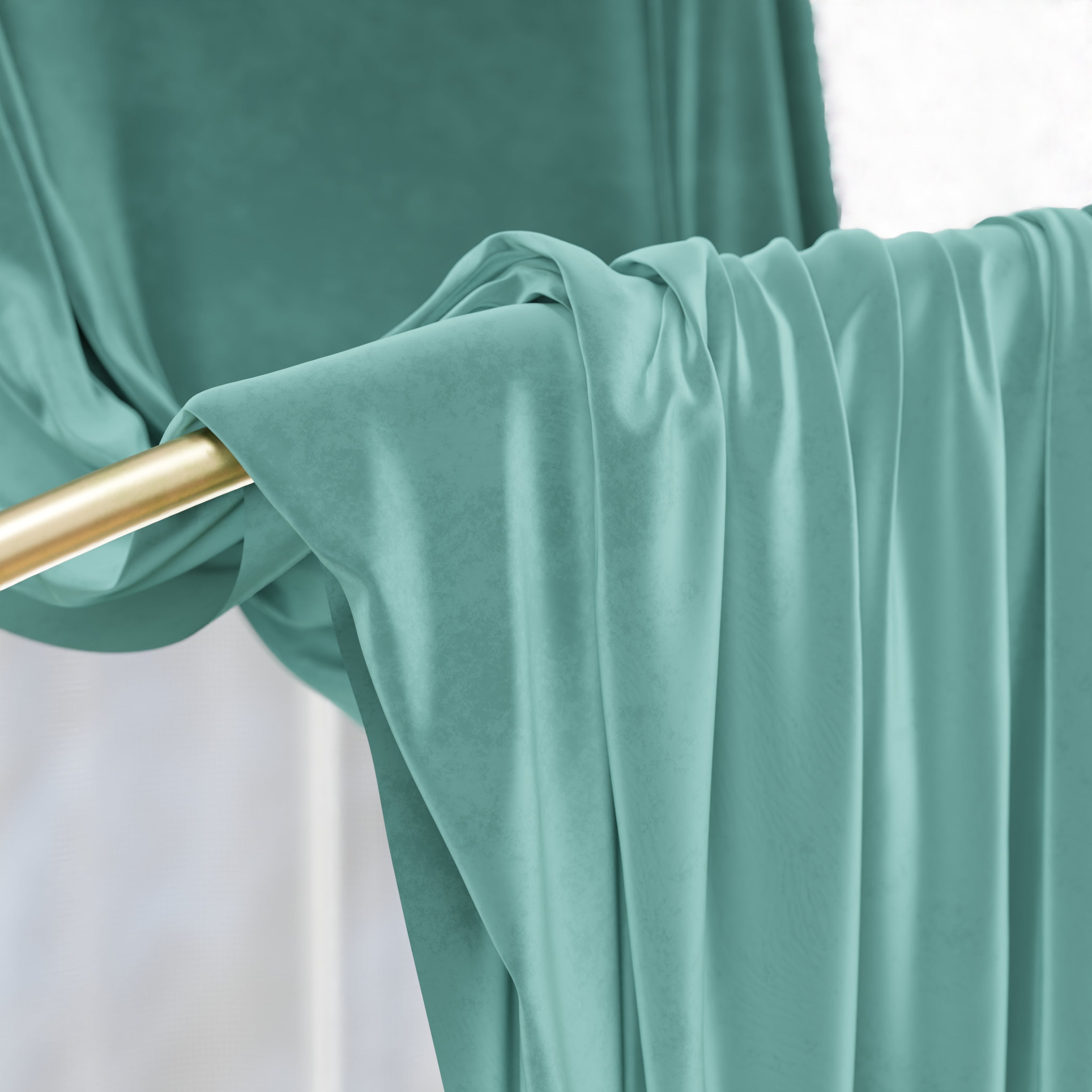 Tenda a Pannello in Velluto per Interni con Anelli, 140x280 cm, Tiffany