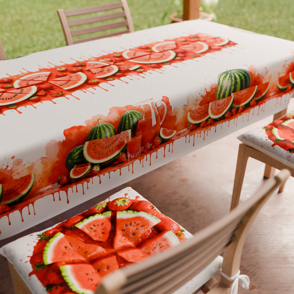 Cuscini per Sedie Coprisedia 6 Pezzi Fruit - Melone e Fragola