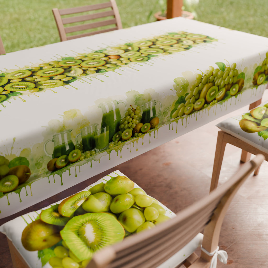 Cuscini per Sedie Coprisedia 6 Pezzi Fruit - Kiwi e Uva