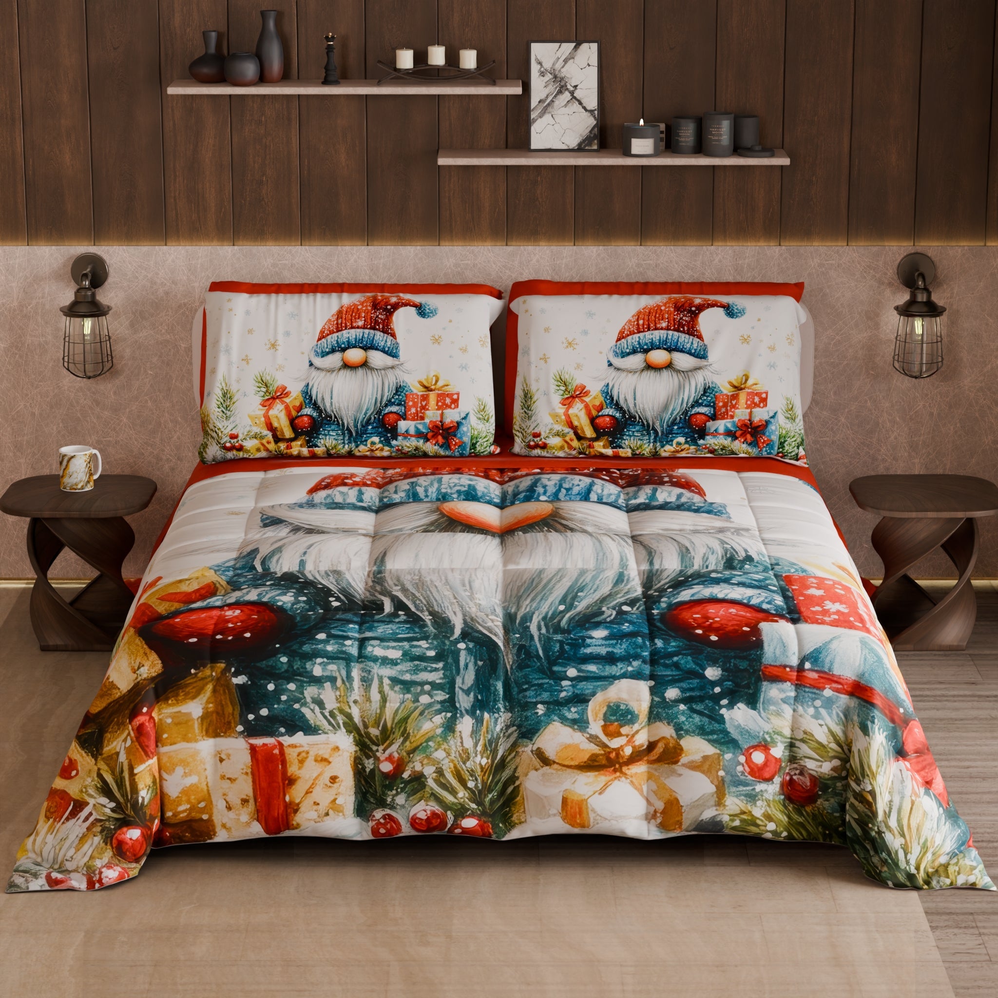 Piumone, Trapunta Matrimoniale, Singola, Piazza e Mezza 25 Xmas 14