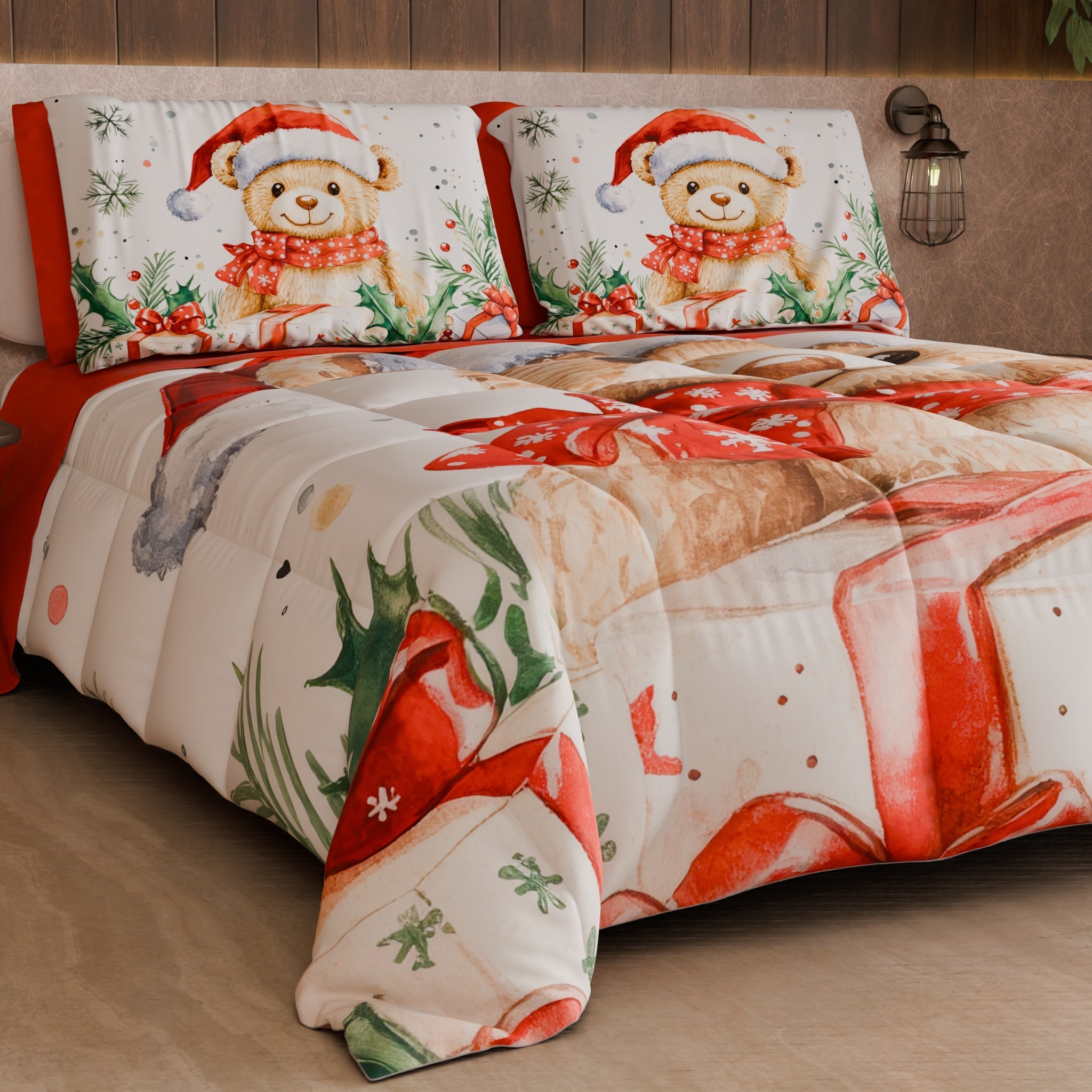 Piumone, Trapunta Matrimoniale, Singola, Piazza e Mezza 25 Xmas 16