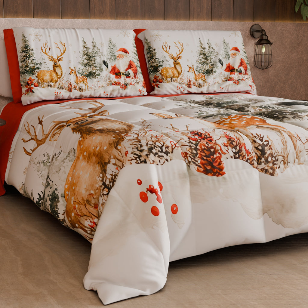 Piumone, Trapunta Matrimoniale, Singola, Piazza e Mezza 25 Xmas 17