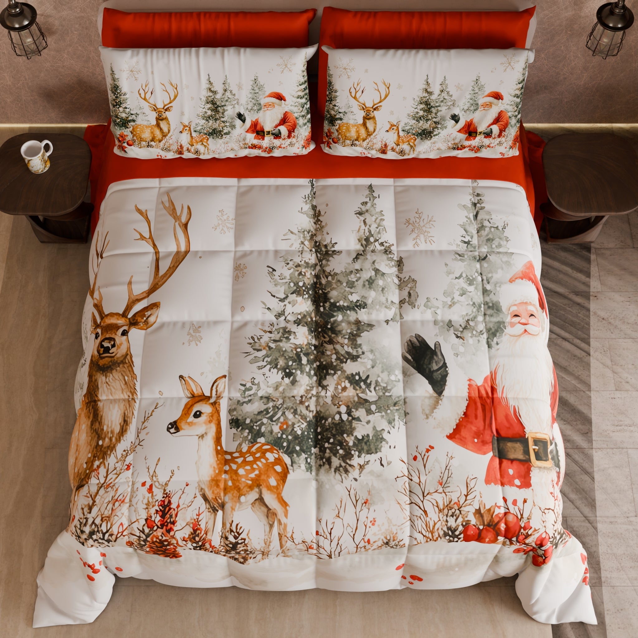 Piumone, Trapunta Matrimoniale, Singola, Piazza e Mezza 25 Xmas 17