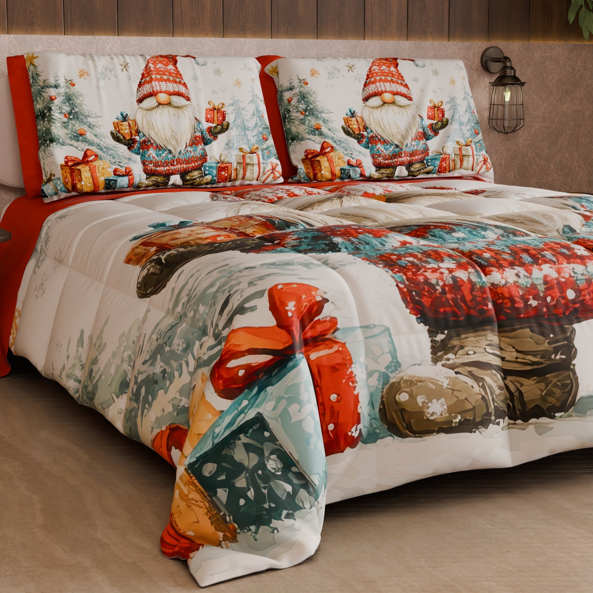 Piumone, Trapunta Matrimoniale, Singola, Piazza e Mezza 25 Xmas 19