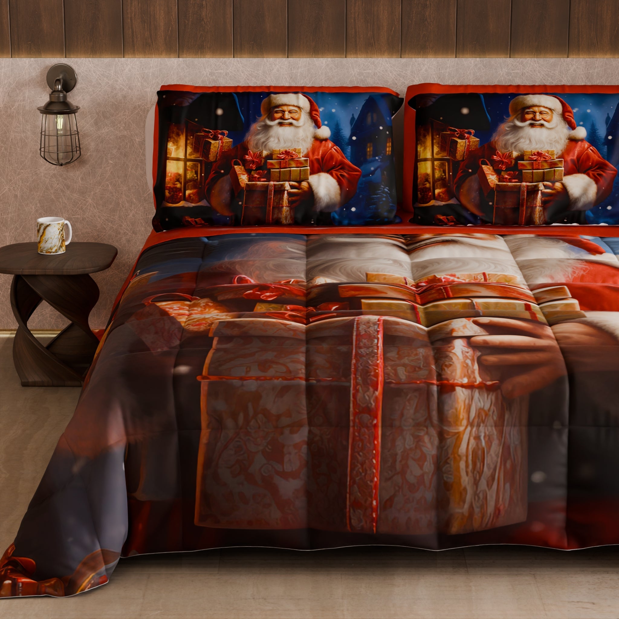 Piumone, Trapunta Matrimoniale, Singola, Piazza e Mezza 25 Xmas 2