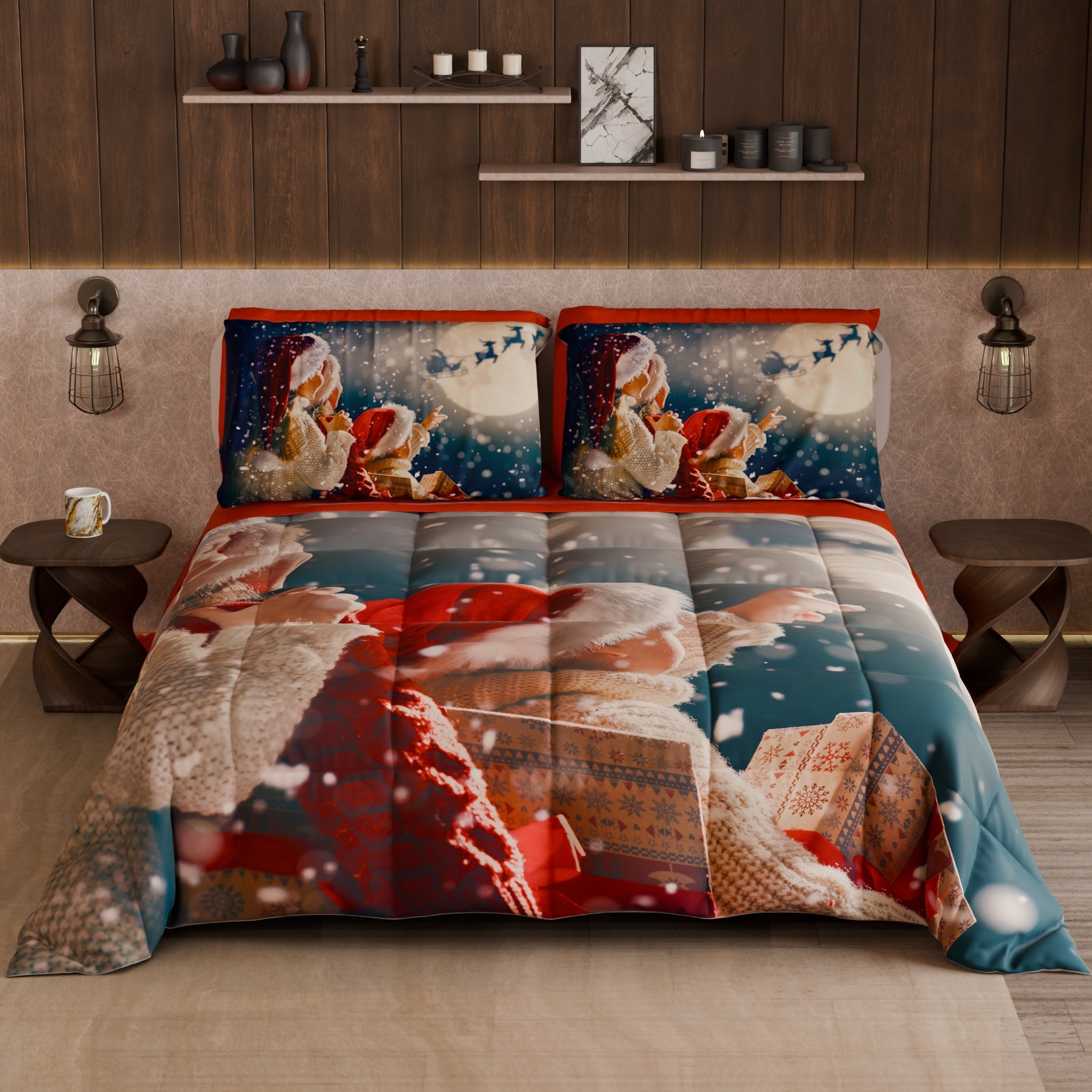 Piumone, Trapunta Matrimoniale, Singola, Piazza e Mezza 25 Xmas 20