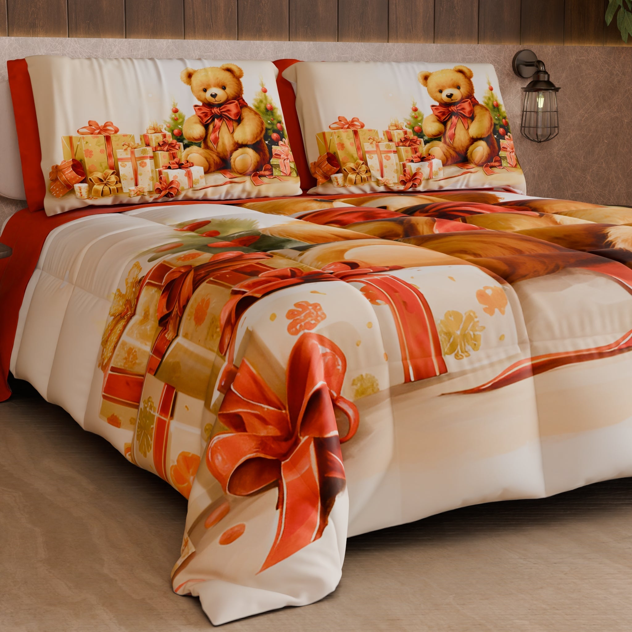 Piumone, Trapunta Matrimoniale, Singola, Piazza e Mezza 25 Xmas 3