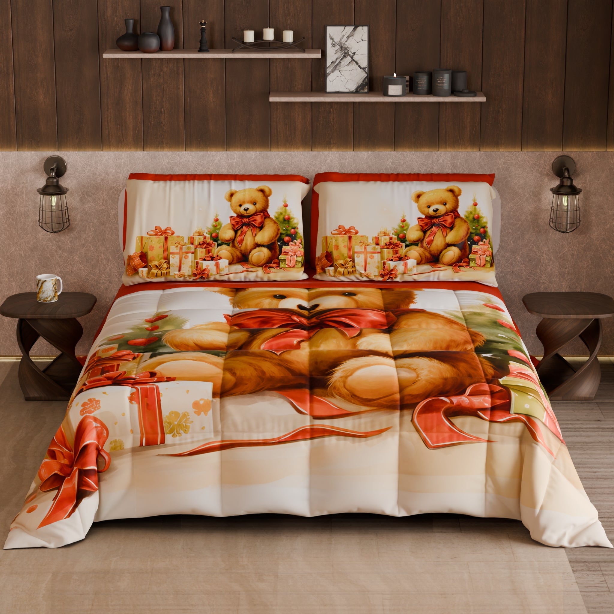 Piumone, Trapunta Matrimoniale, Singola, Piazza e Mezza 25 Xmas 3