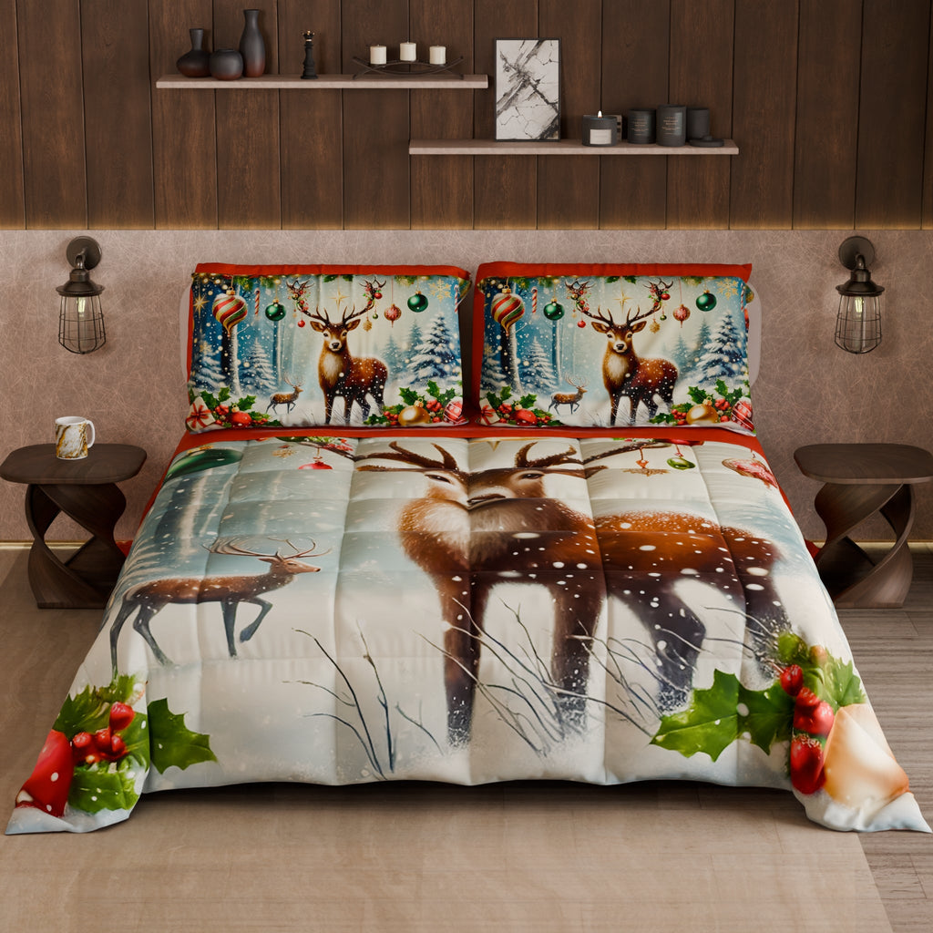 Piumone, Trapunta Matrimoniale, Singola, Piazza e Mezza 25 Xmas 4