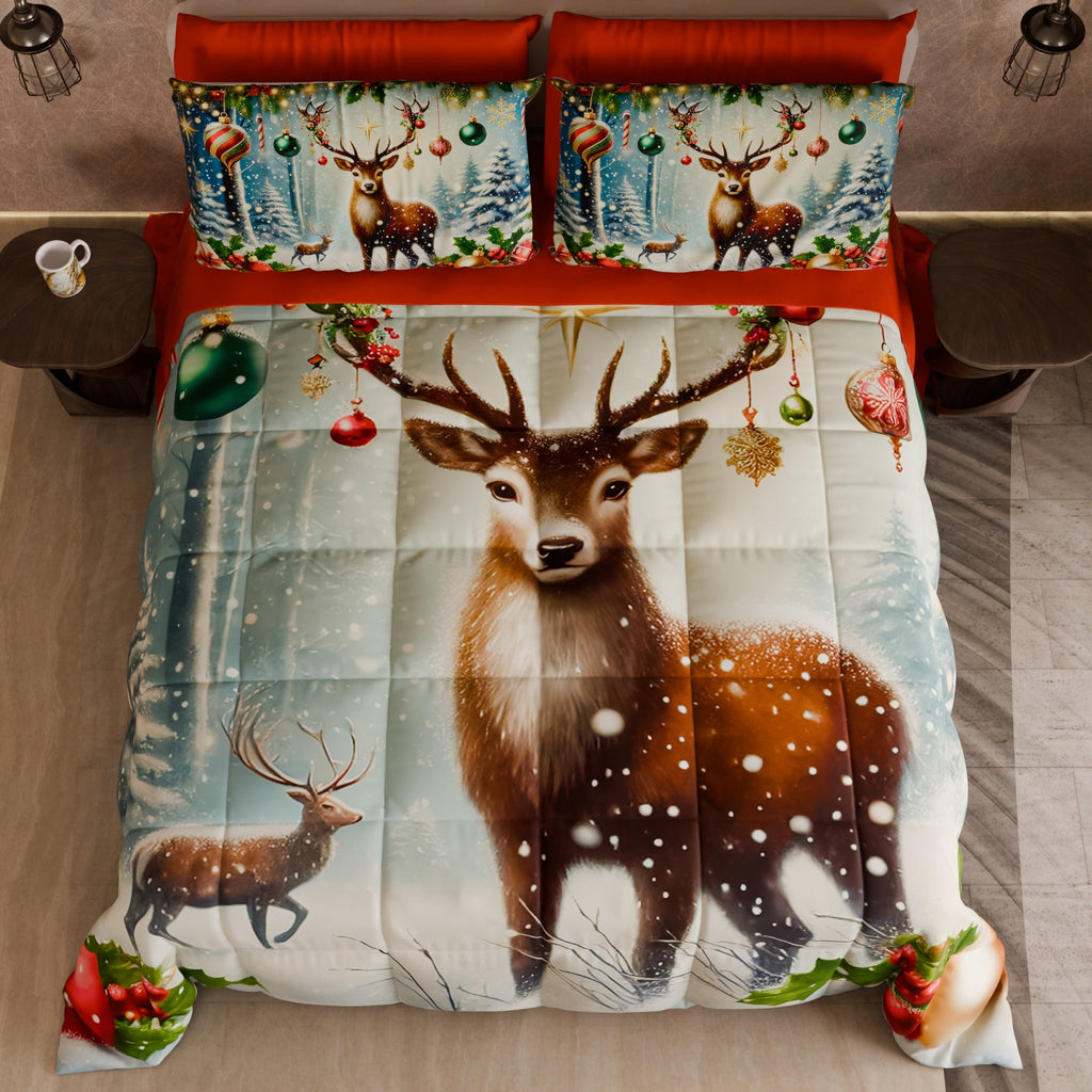 Piumone, Trapunta Matrimoniale, Singola, Piazza e Mezza 25 Xmas 4