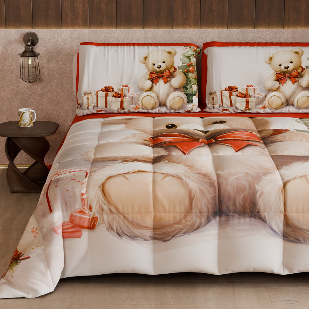 Piumone, Trapunta Matrimoniale, Singola, Piazza e Mezza Orsetto 01