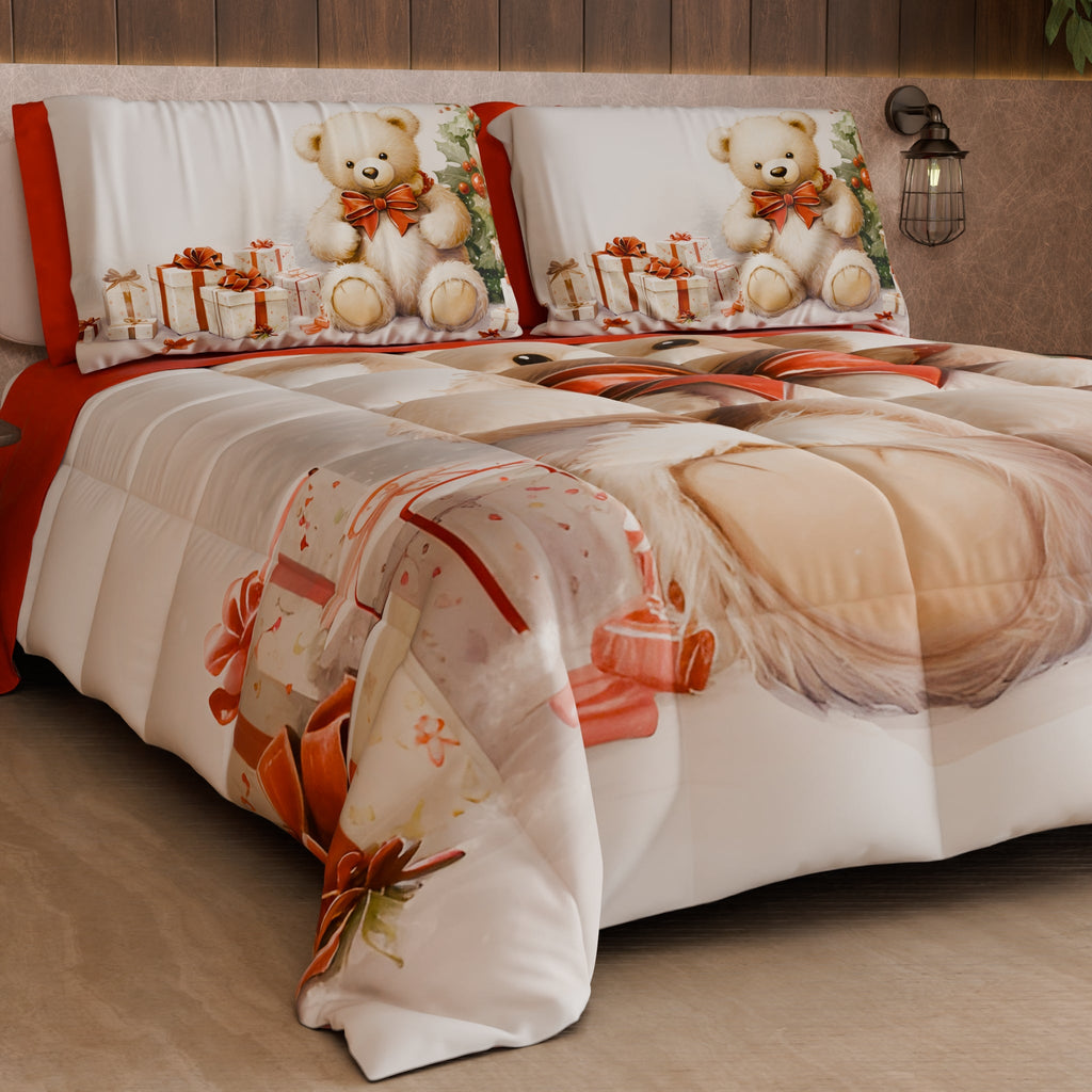 Piumone, Trapunta Matrimoniale, Singola, Piazza e Mezza Orsetto 01