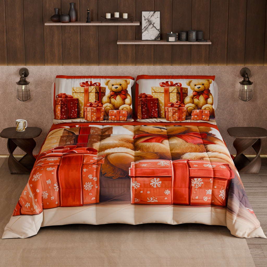 Piumone, Trapunta Matrimoniale, Singola, Piazza e Mezza Orsetto 02