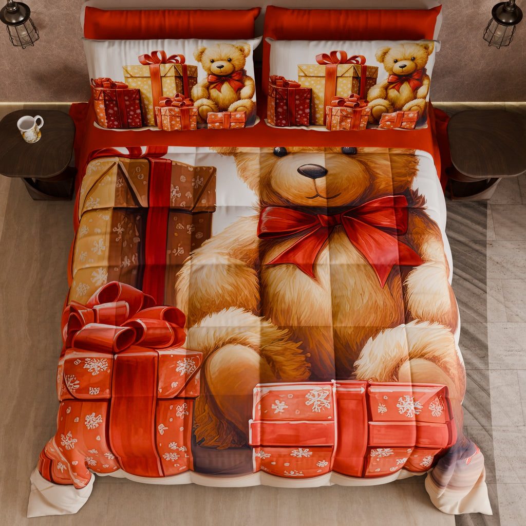 Piumone, Trapunta Matrimoniale, Singola, Piazza e Mezza Orsetto 02