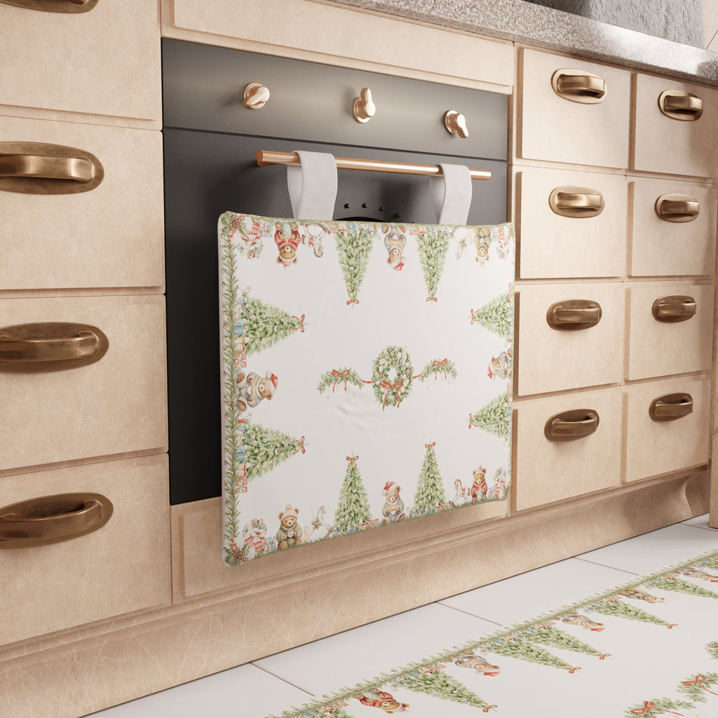 Copriforno Natalizio per Cucina in Stampa Digitale Xmas Bears