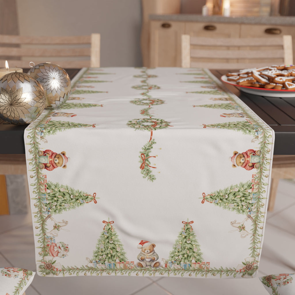 Runner Natalizi, Runner Tavola Natalizio, Tovaglia Runner Natalizia, Runner Cucina Xmas Bears